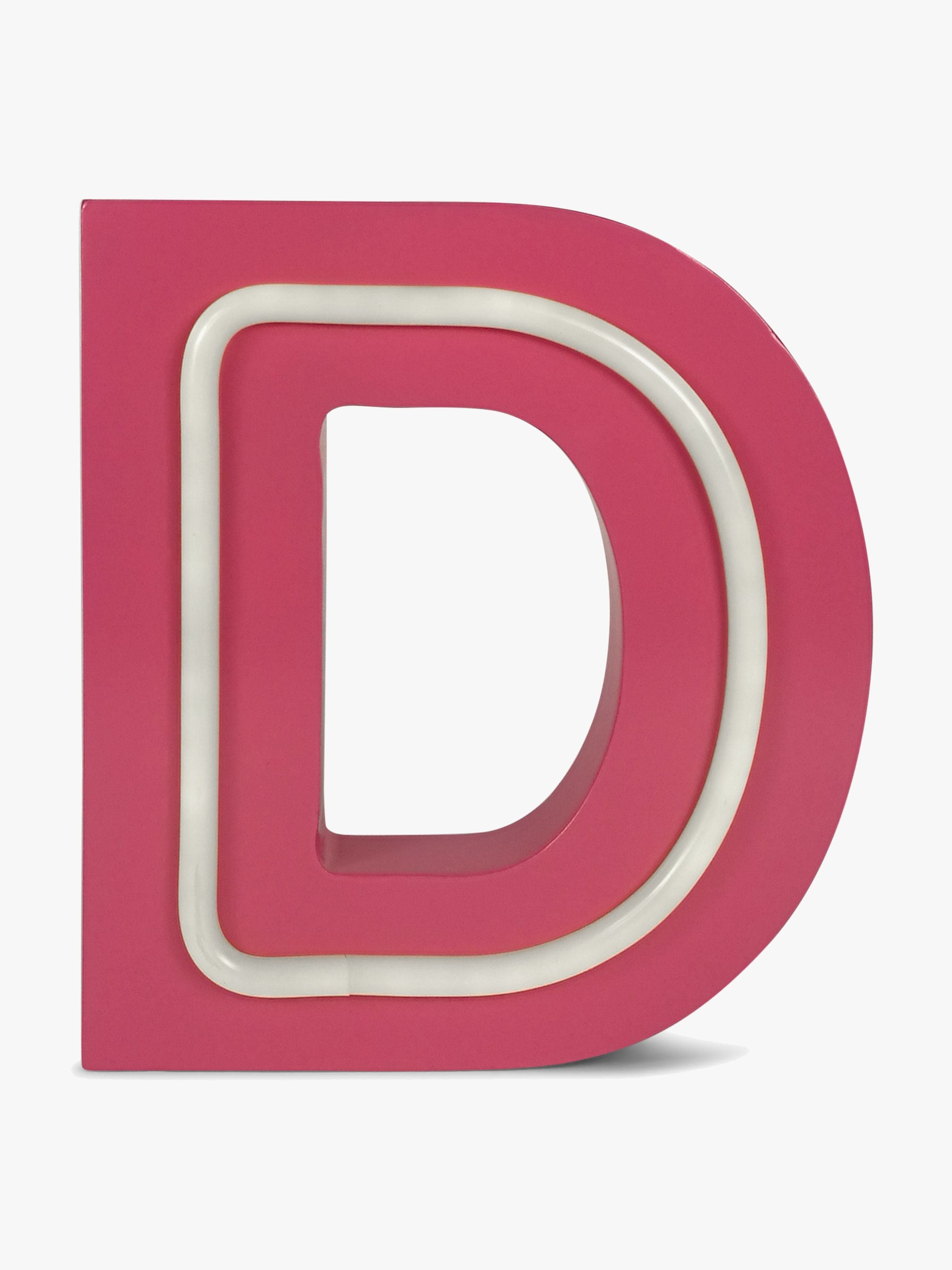 POPP Kirjainvalaisin D, Vaaleanpunainen