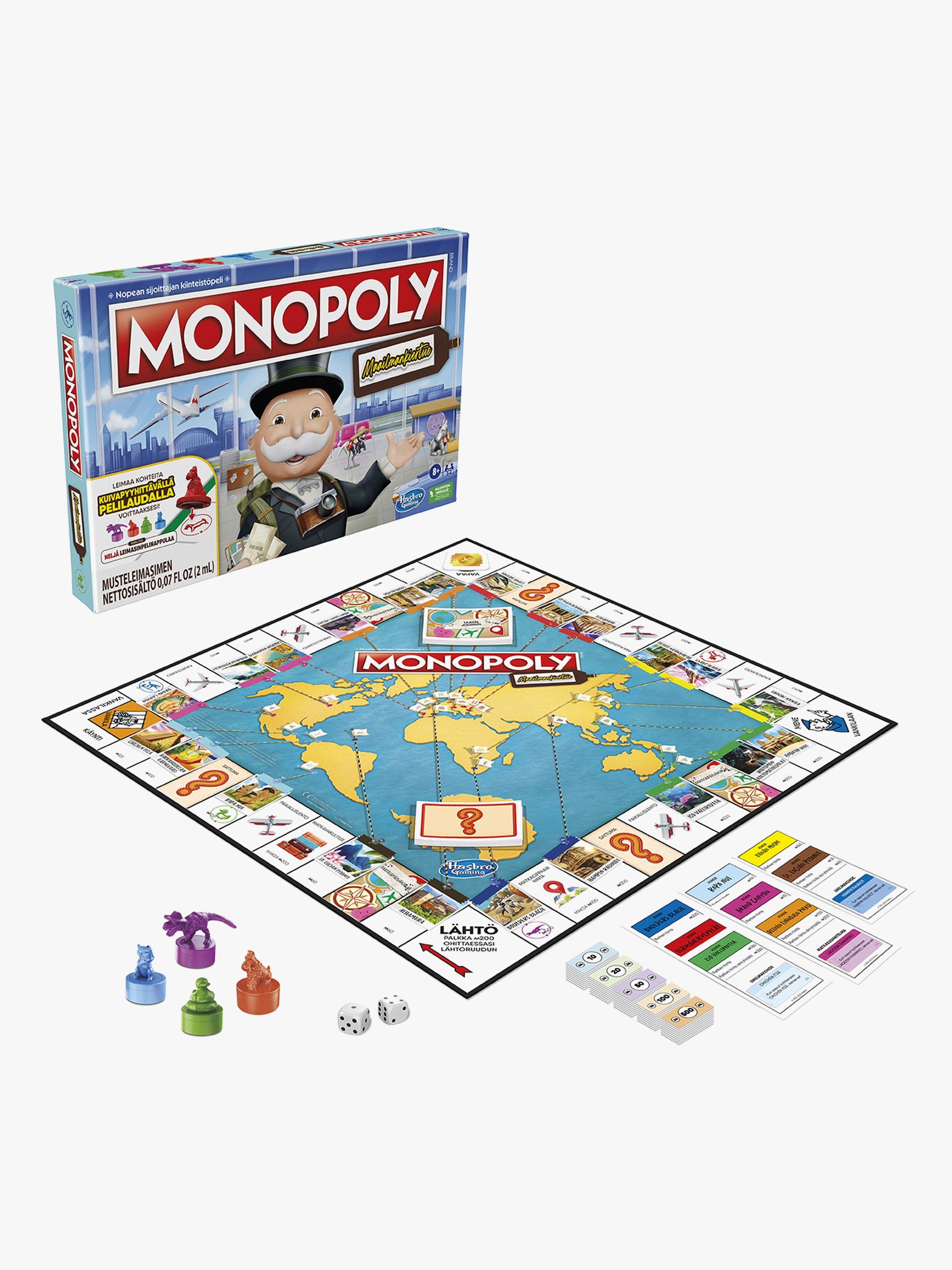 Hasbro Monopoly Travel World Tour Lautapeli
