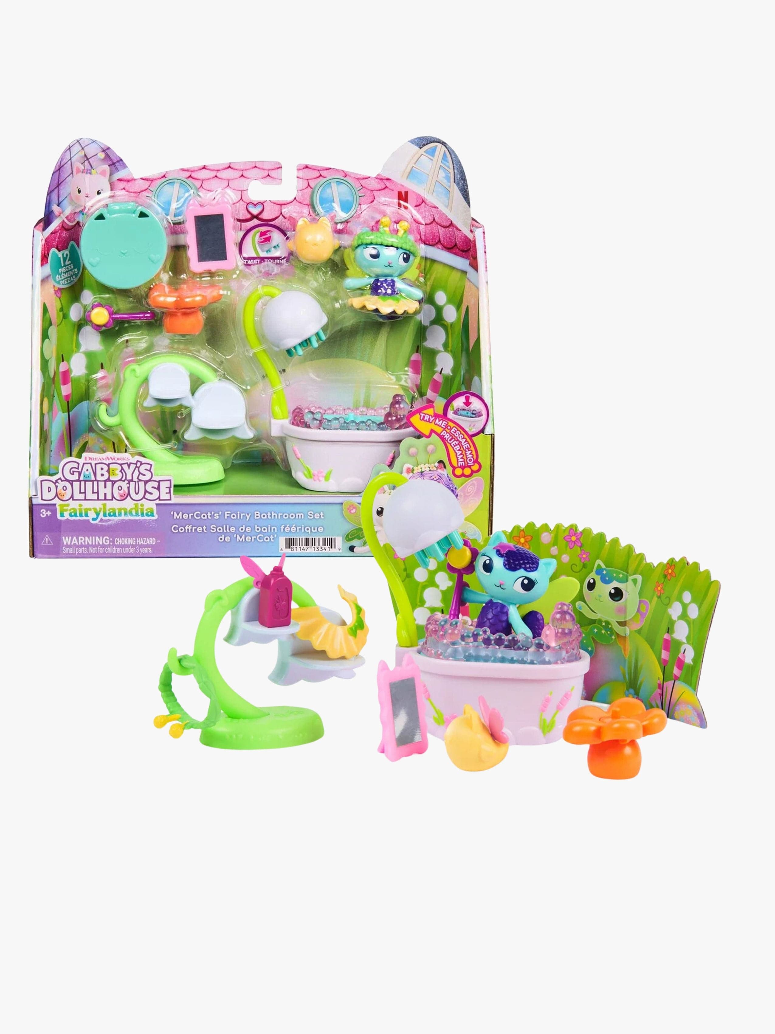 Gabby's Dollhouse Fairylandia Leikkisetti Kylpyhuone