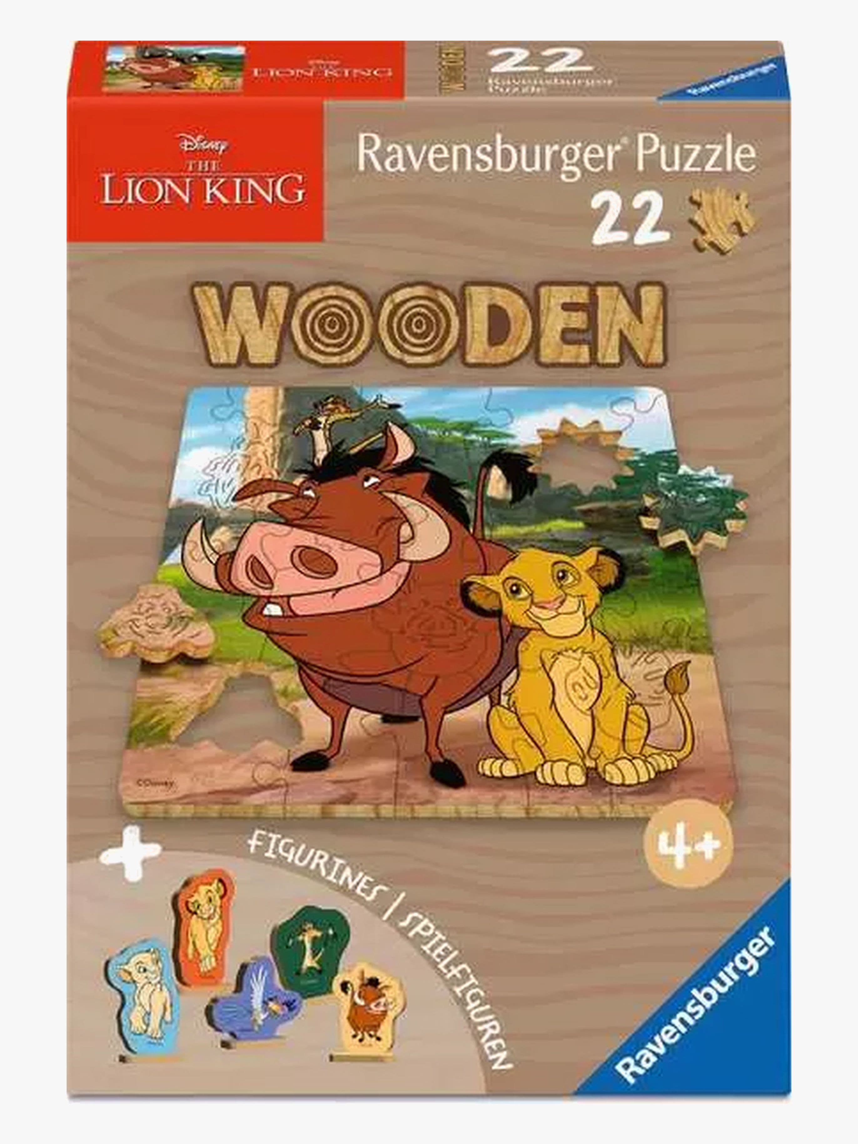 Ravensburger Leijonakuningas Puinen Palapeli 22