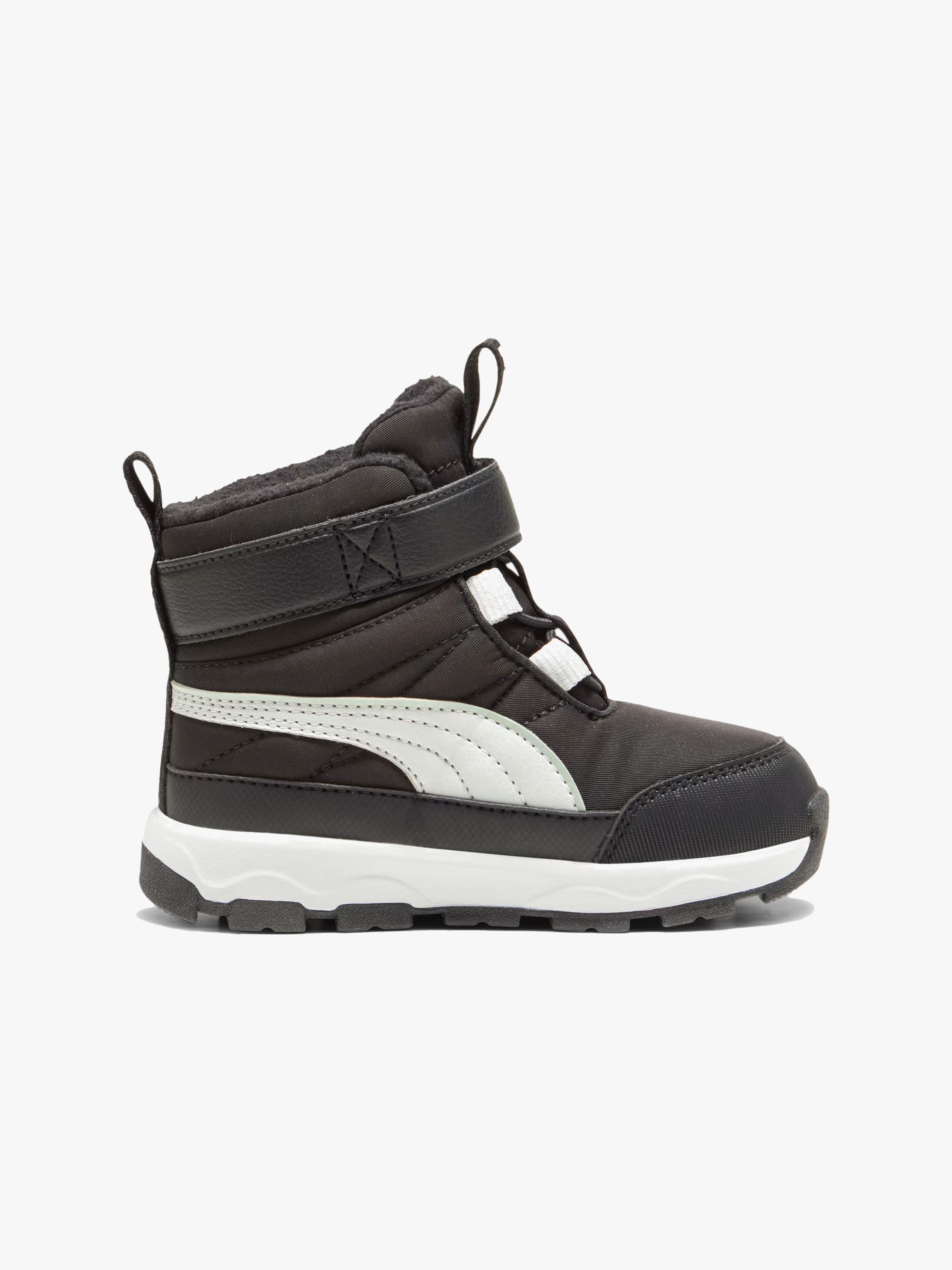 Puma Evolve Puretex AC Inf Talvikengät, Black/Ash Grey/White, 26