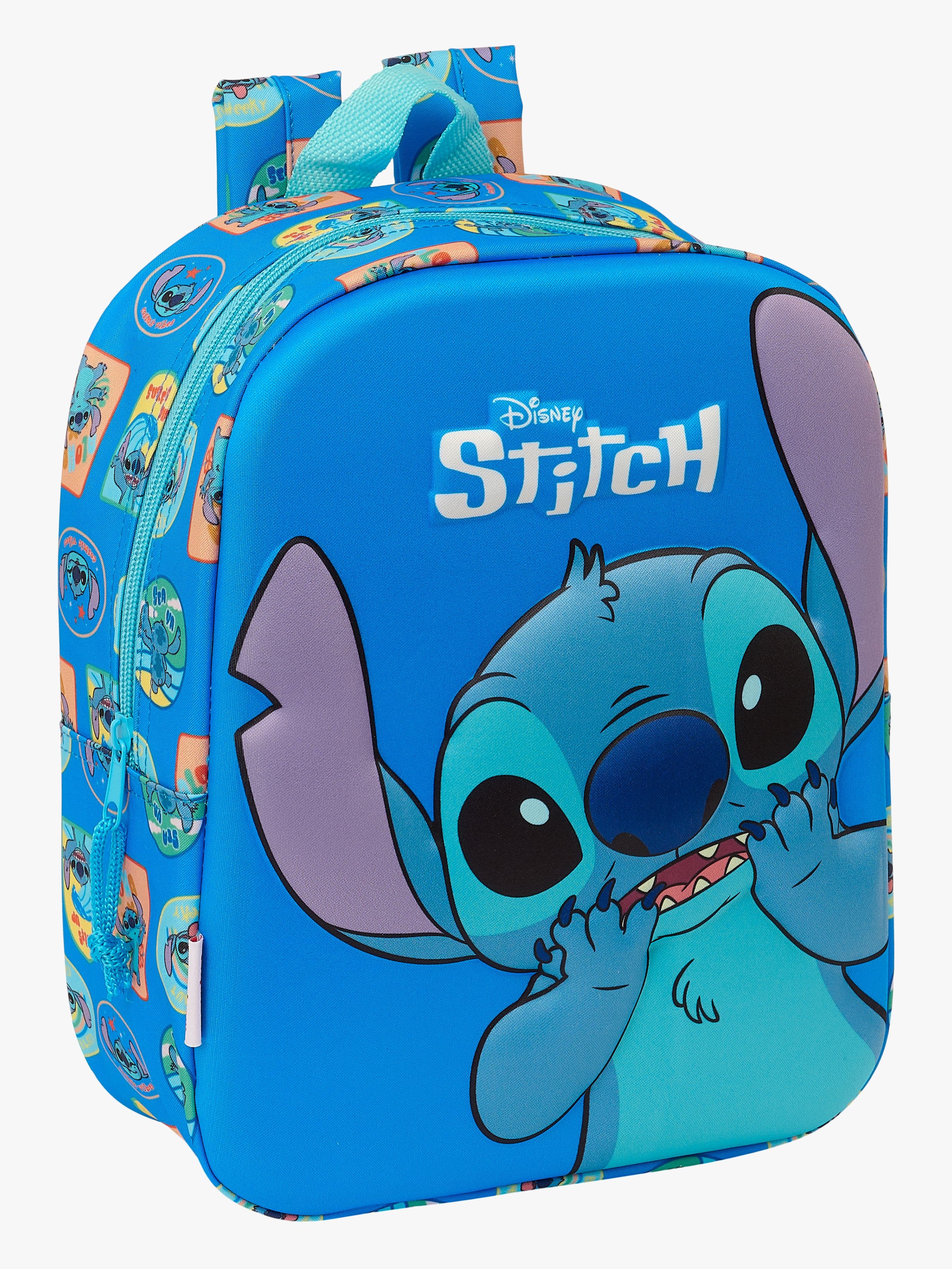 Disney Lilo and Stitch 3D Mini Reppu 6L, Sininen