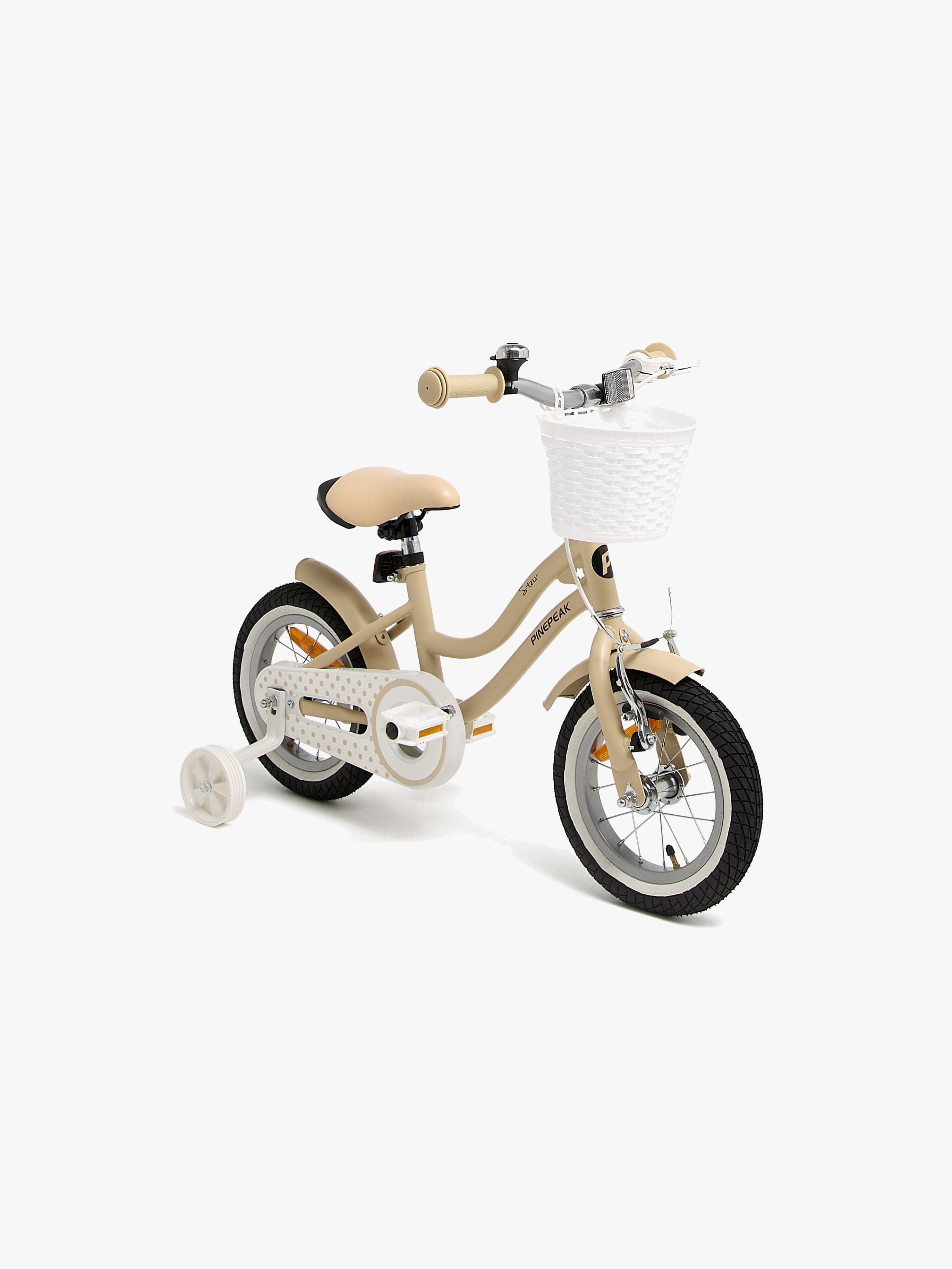 Pinepeak Star Polkupyörä 12'', Beige