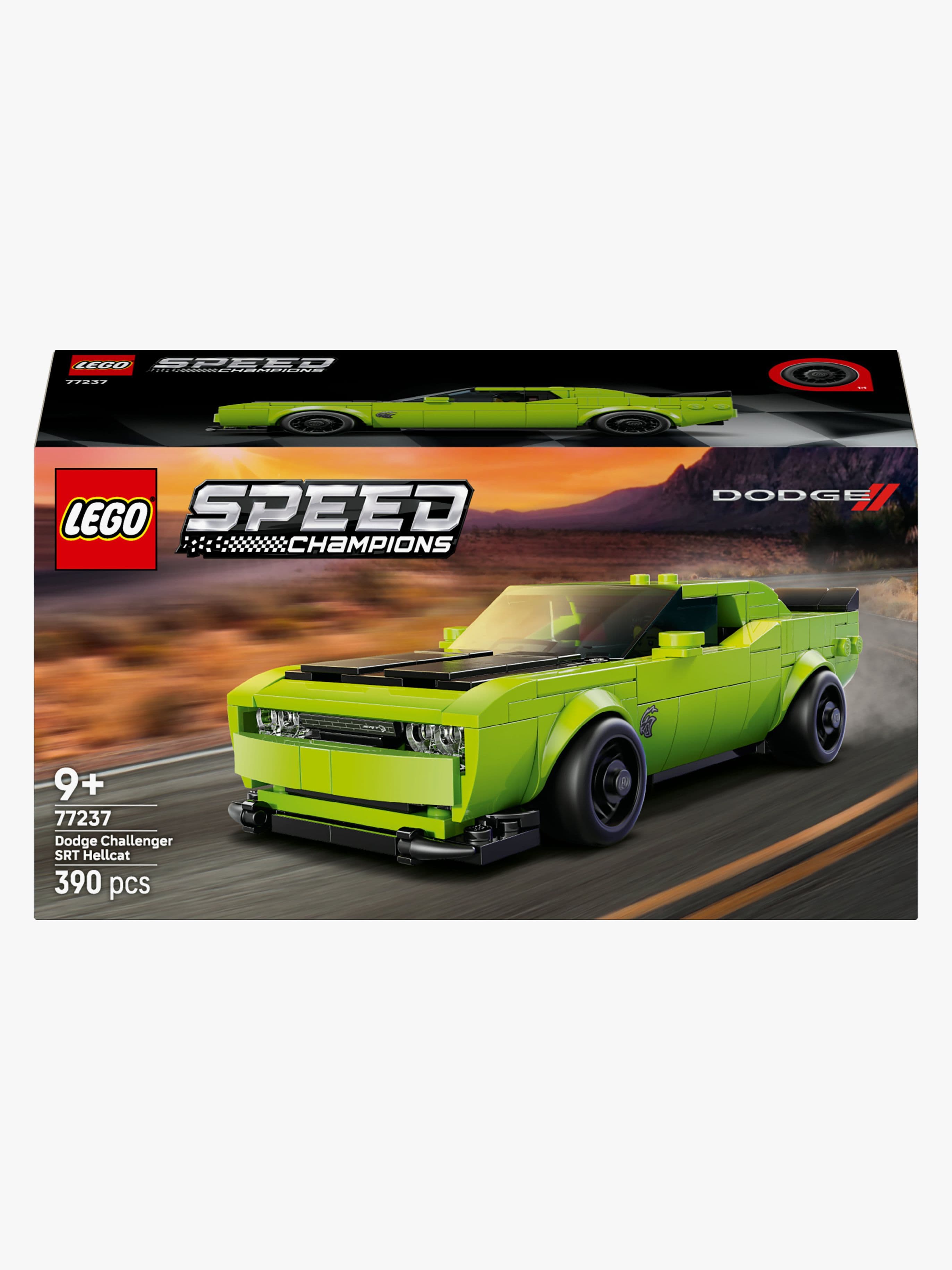 LEGO Speed Champions 77237 Dodge Challenger SRT Hellcat ‑urheiluauto