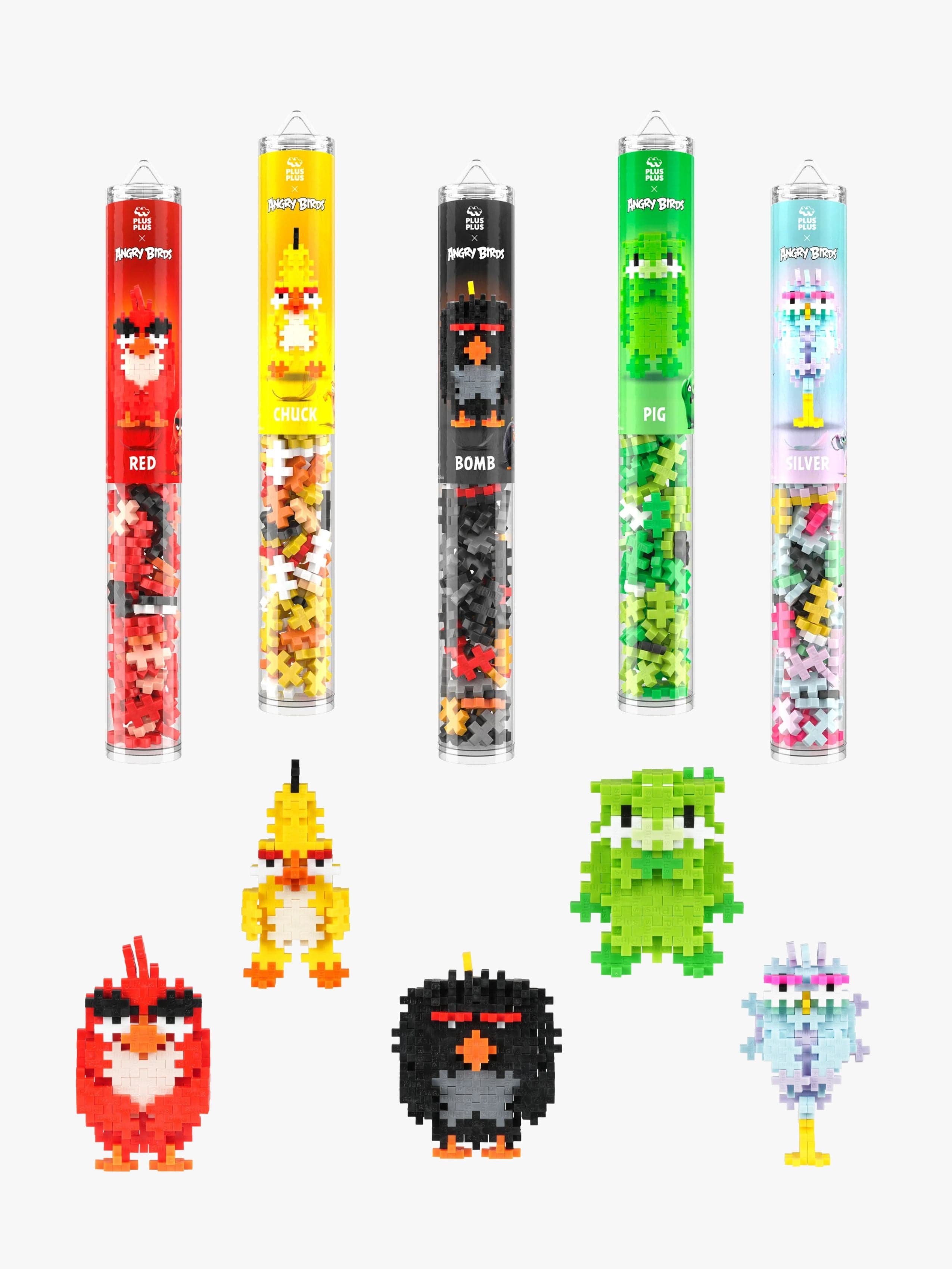 Plus Plus Angry Birds Movie Rakennuspalikkasetti 5-pack