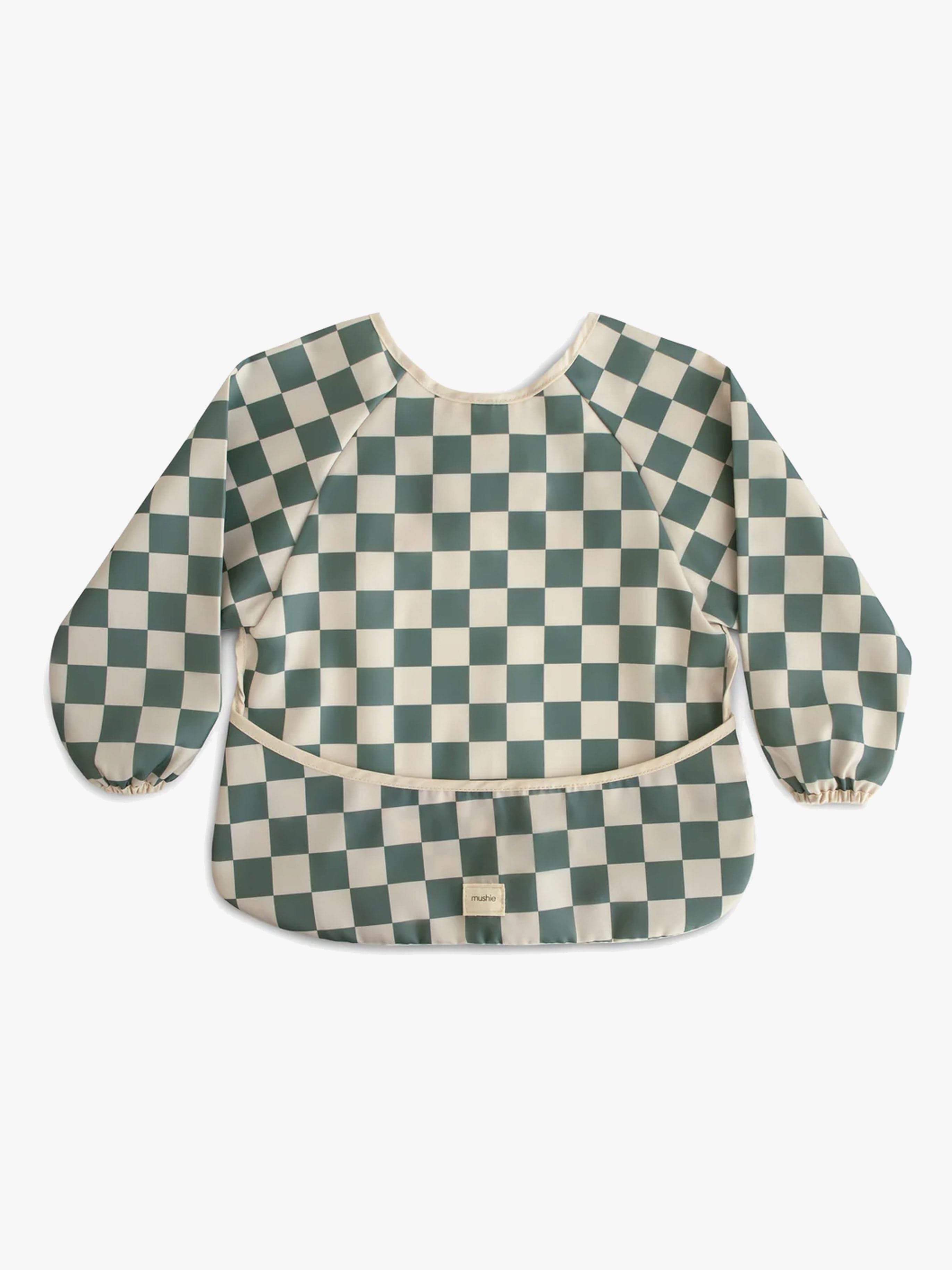 Mushie Pitkähihainen Ruokalappu, Olive Check