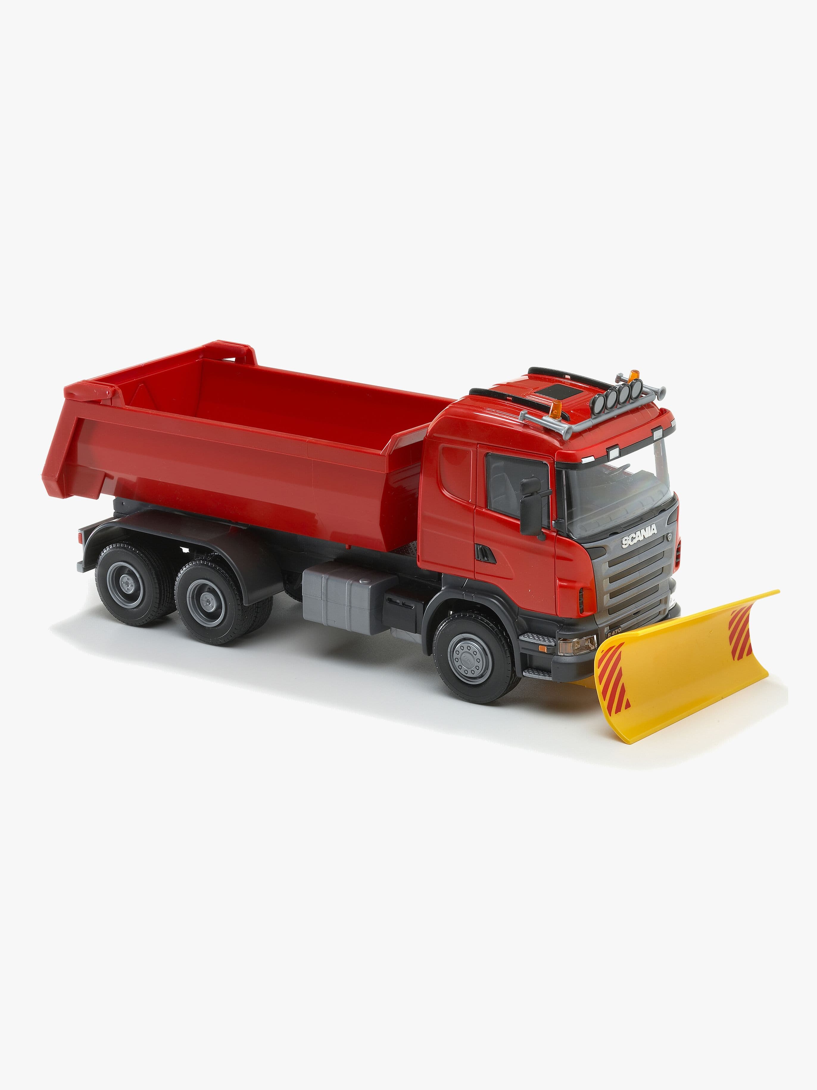 Emek Scania Kippikuorma-auto + Aura, Punainen