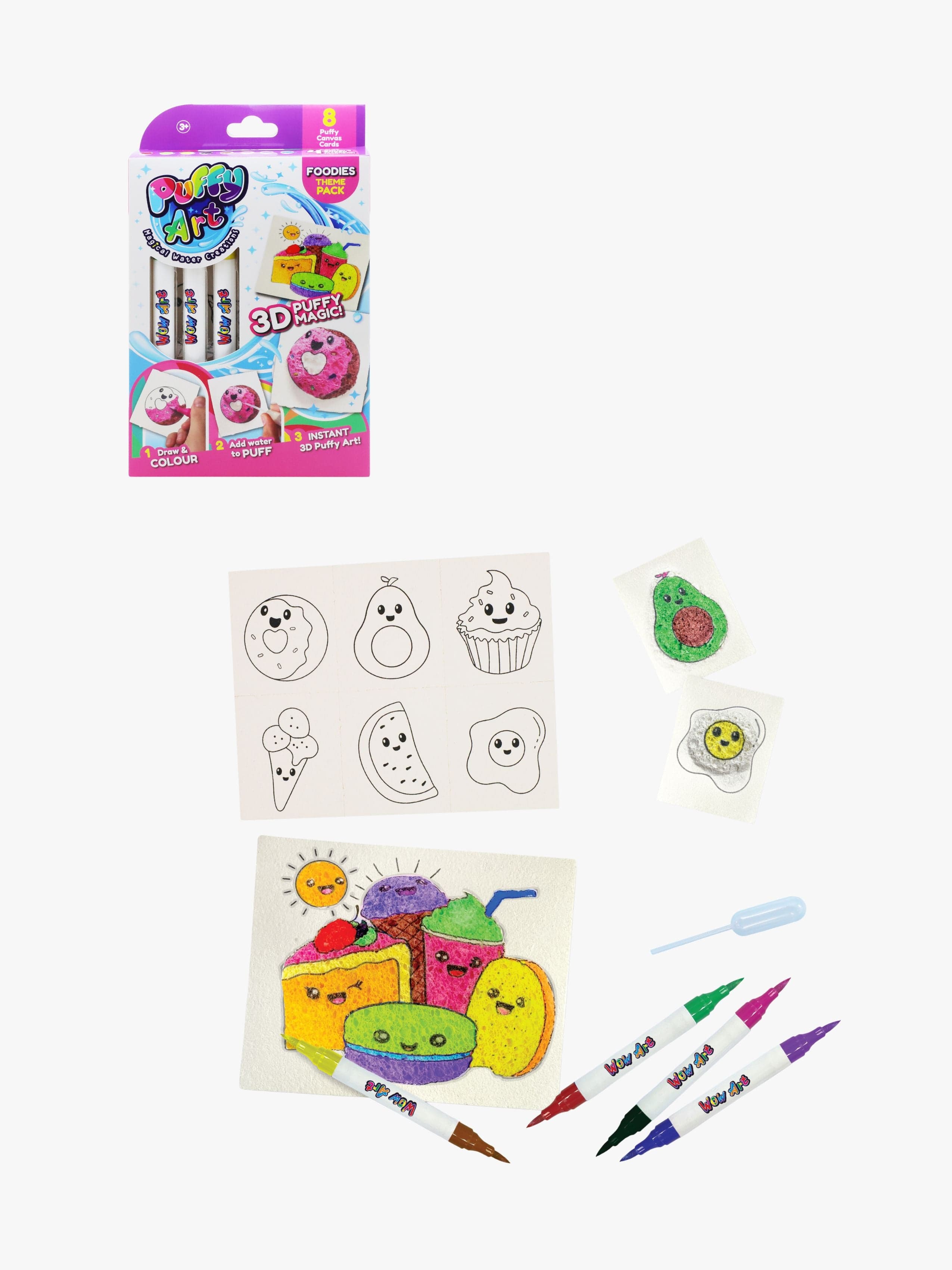 Puffy Art Askartelusetti Foodie