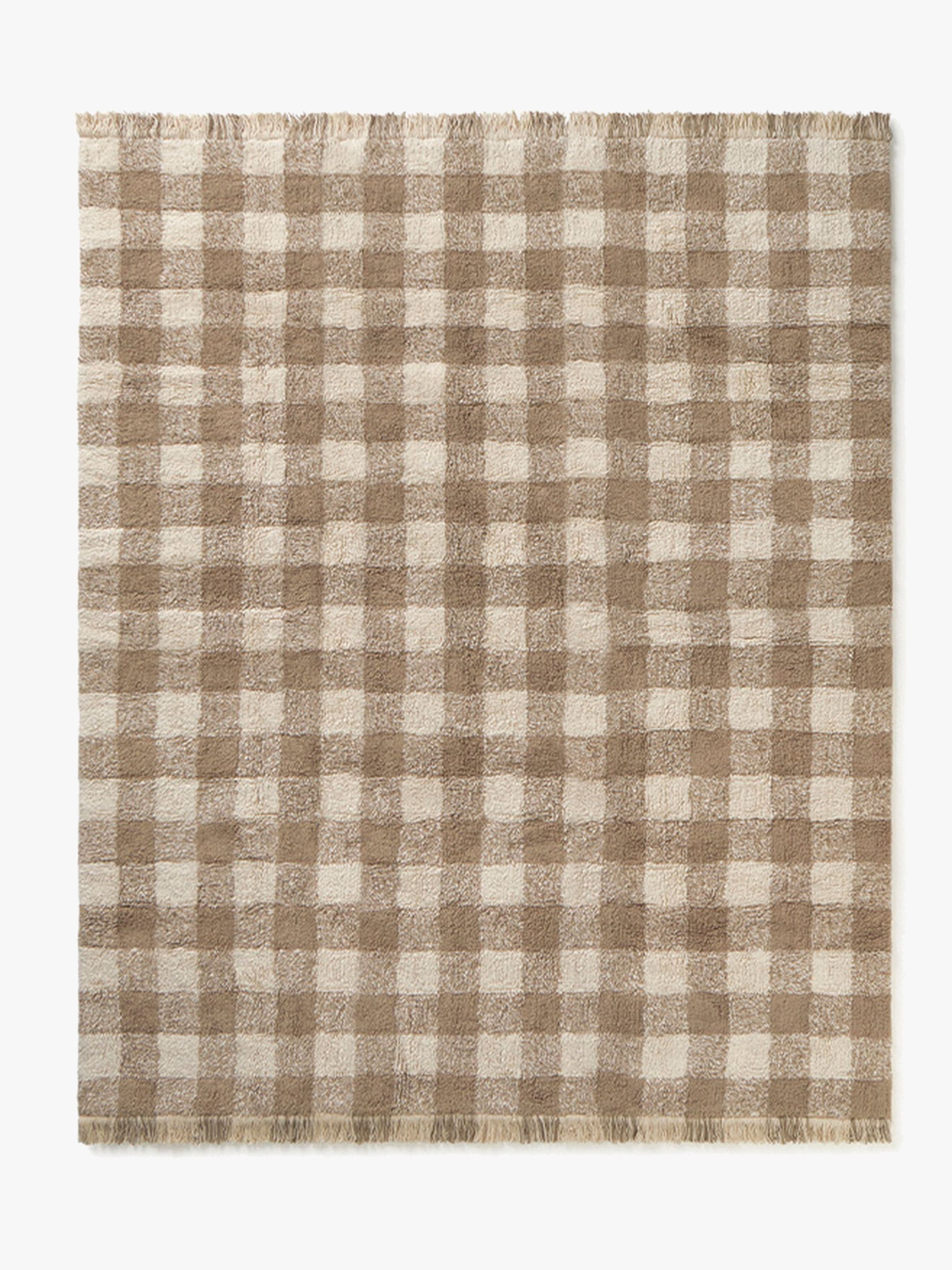 Lorena Canals Pestävä Vichy Matto 150x180 cm, Marron
