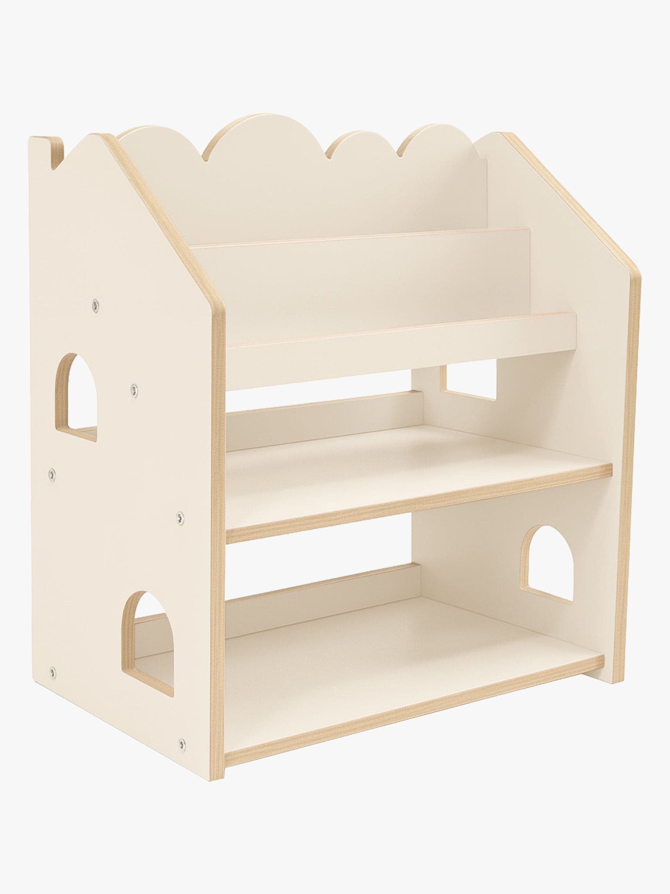 MeowBaby Wooden Kirjahylly, Beige