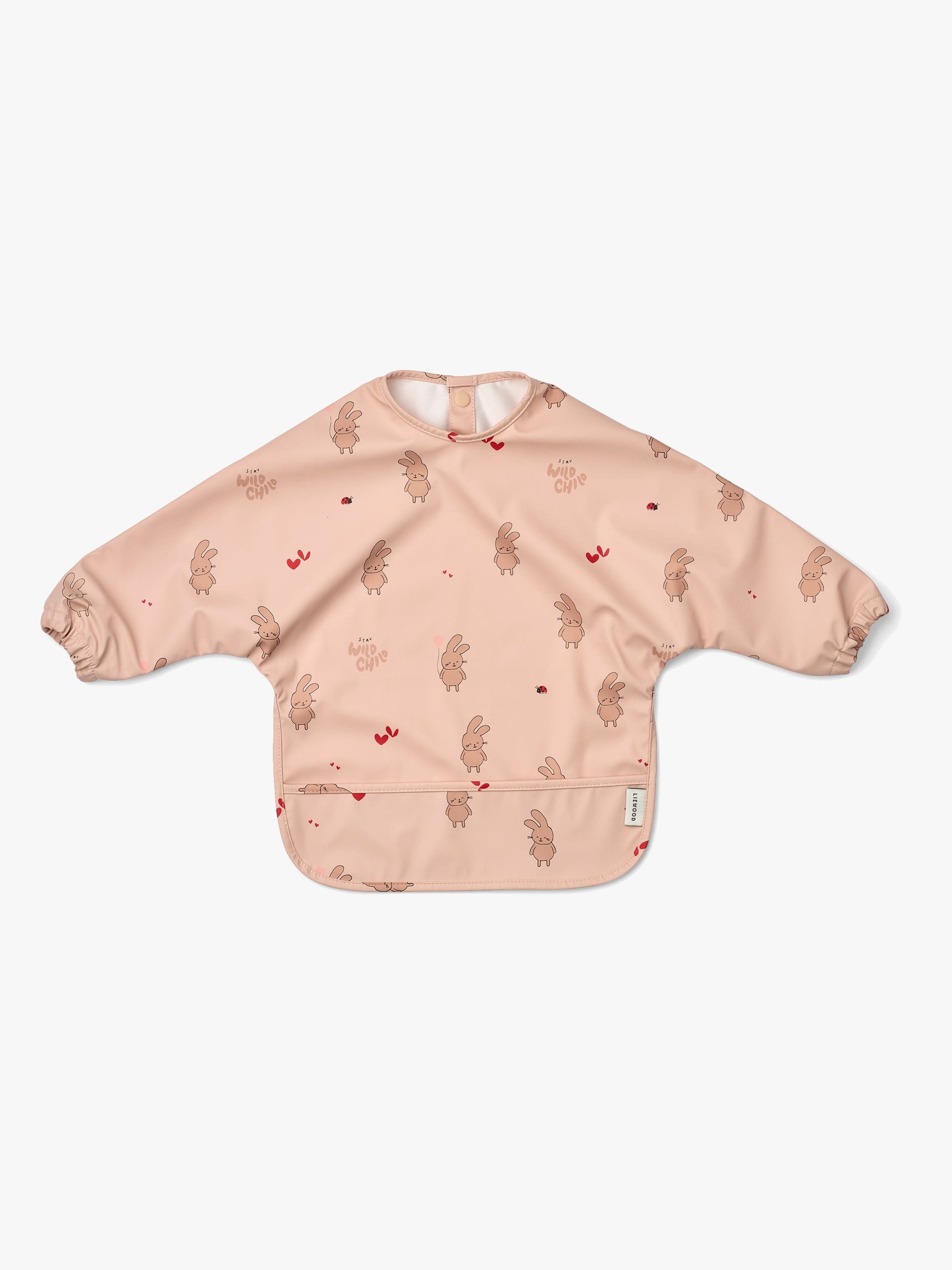 LIEWOOD Merle Cape Ruokalappu + Printti, Wild Child/Rosey
