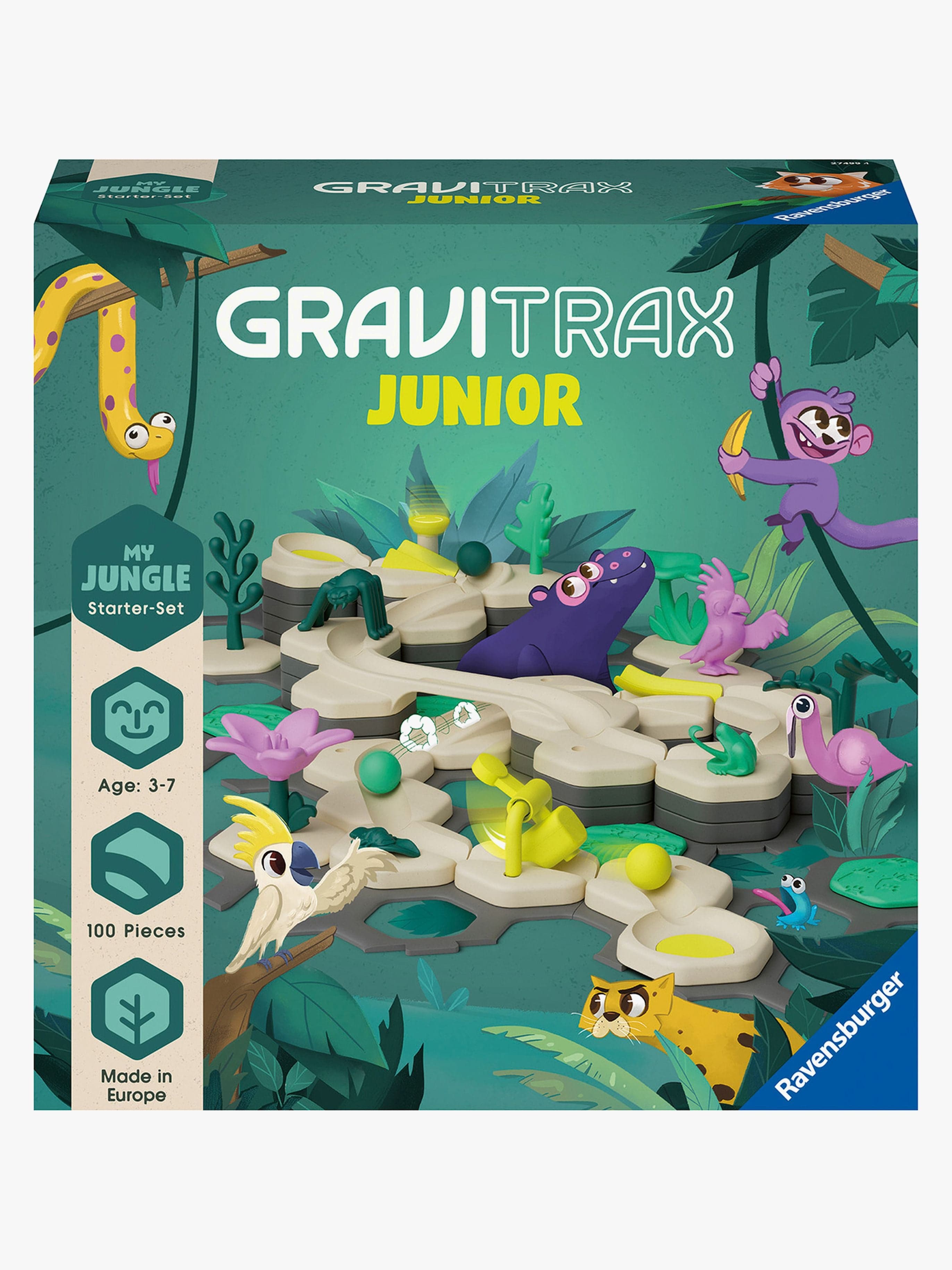 Ravensburger GraviTrax Junior Kuularata Aloitussetti Viidakko