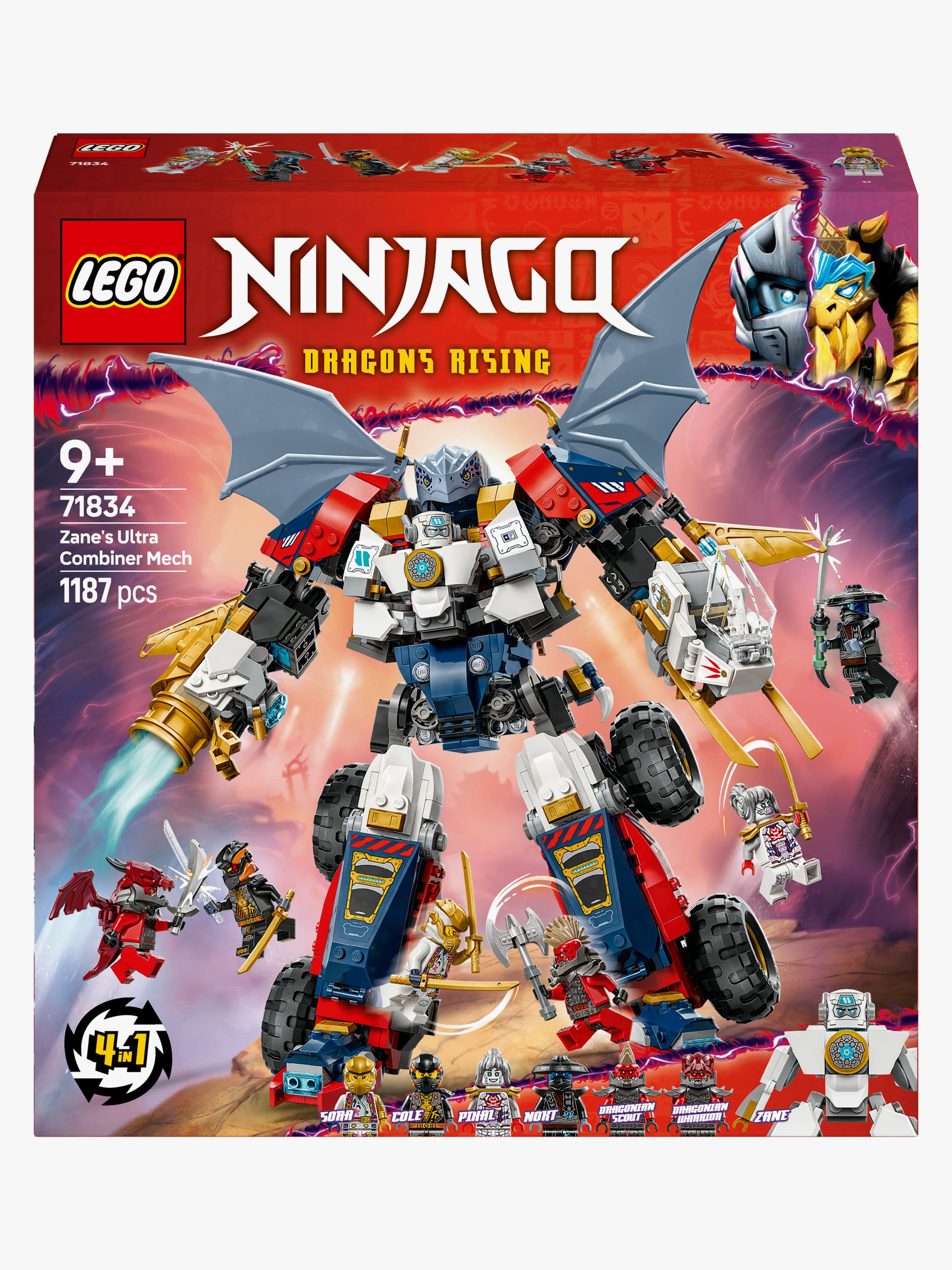 LEGO Ninjago 71834 Zanen ultrayhdistelmärobotti