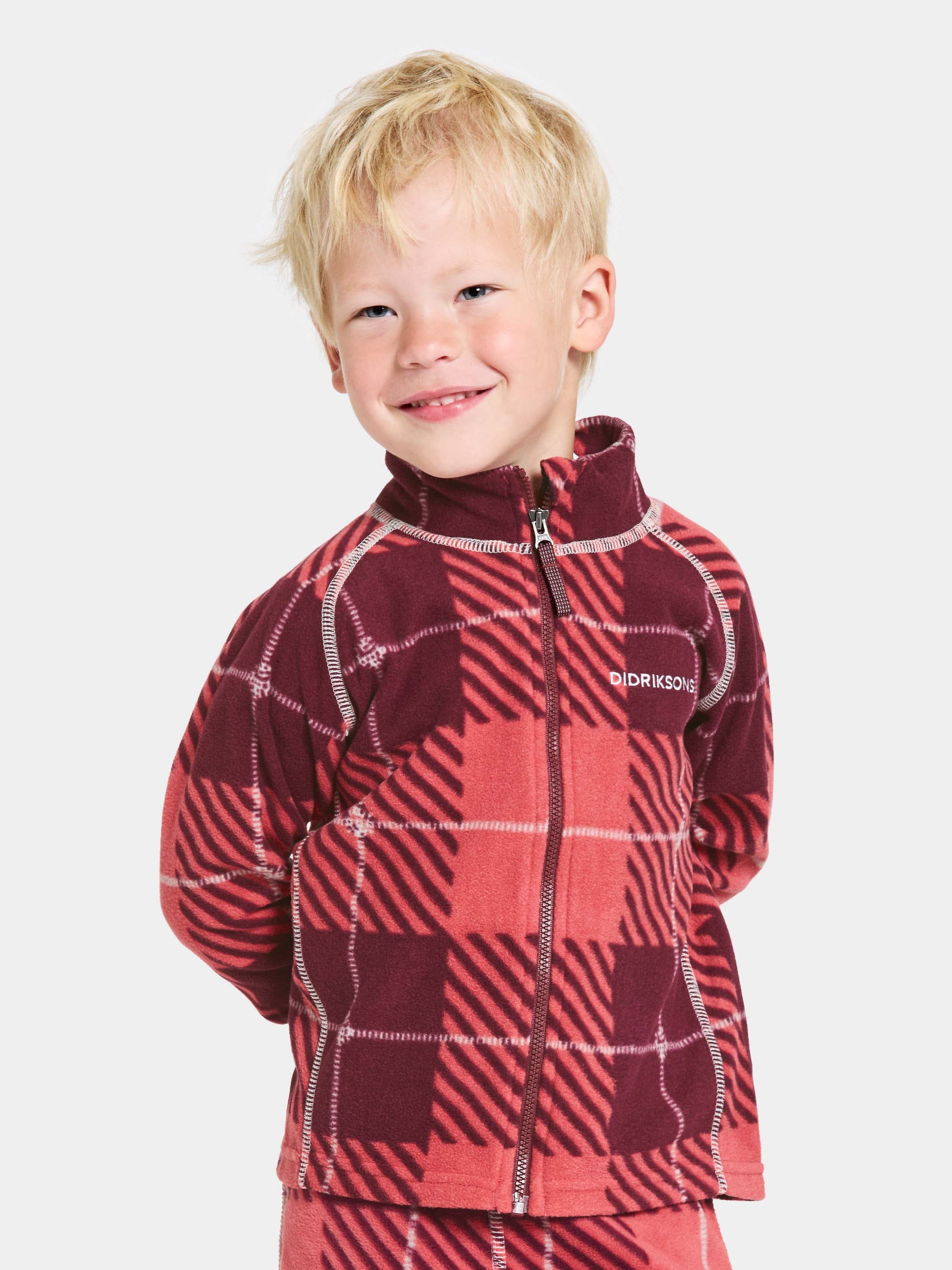 Didriksons Monte Fleecetakki, Termos Rusty Wine, 120