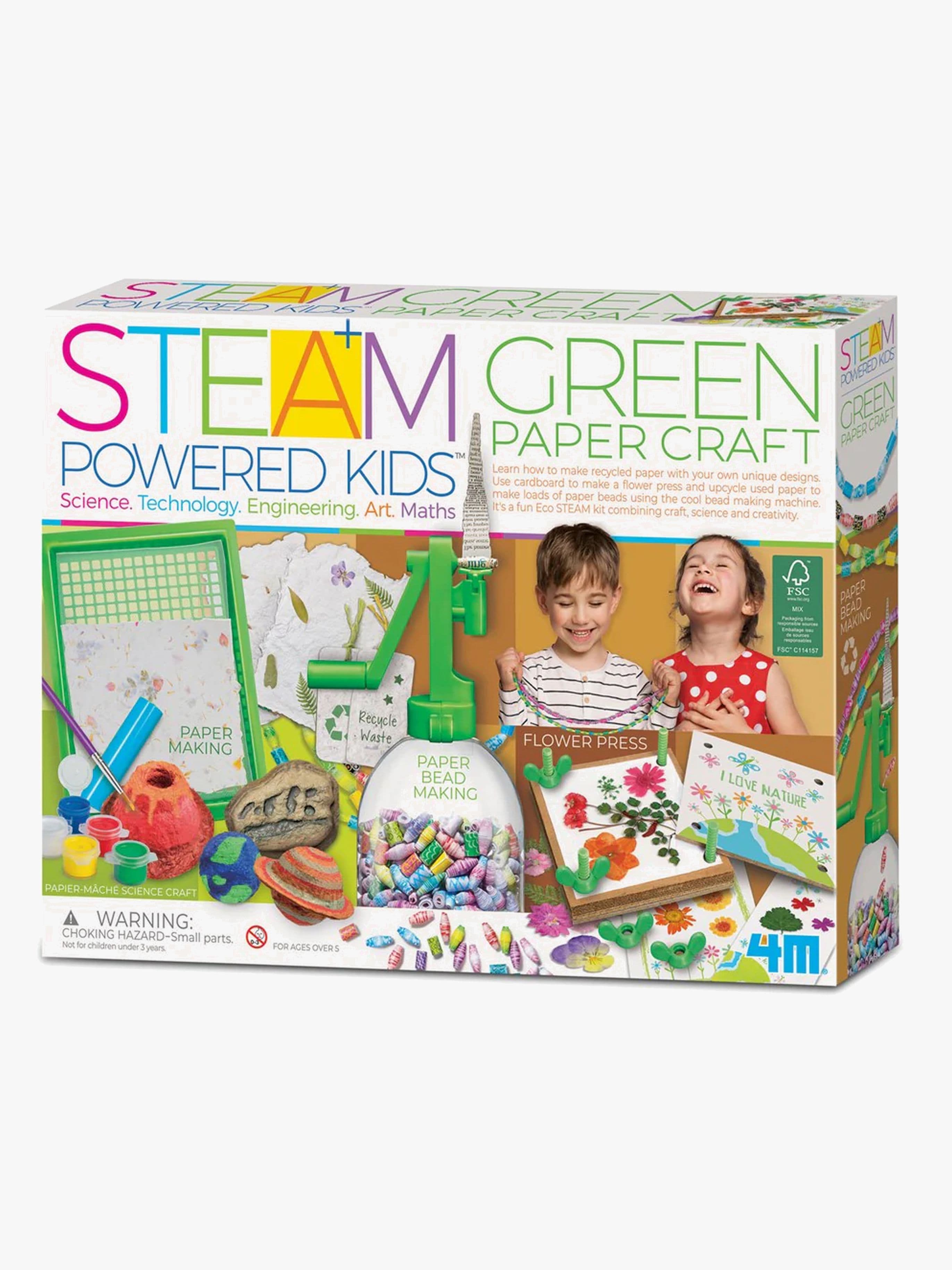 4M STEAM Powered Kids Tiedesetti Paperityö