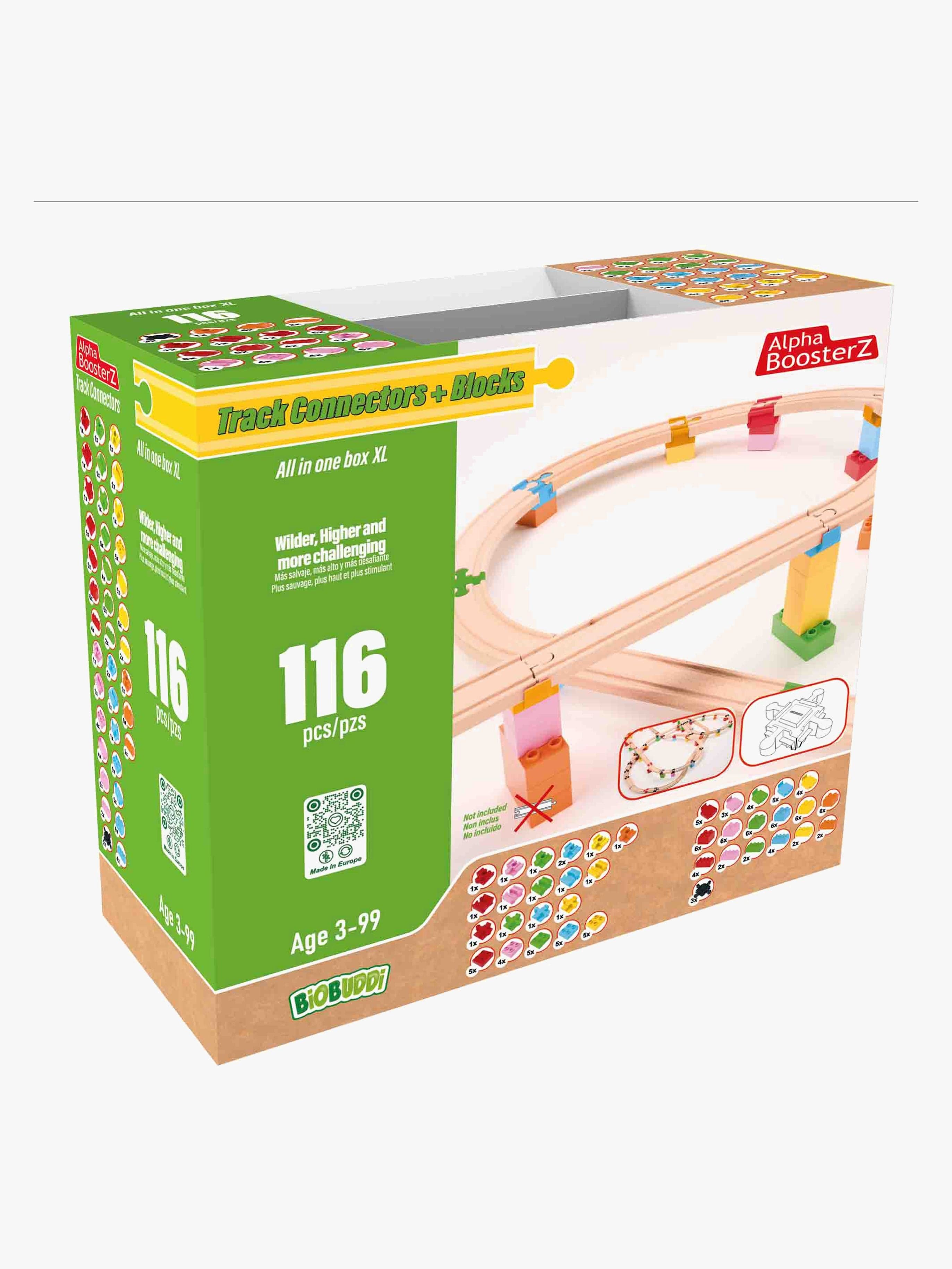 Alpha BoosterZ Track Connectors All In One Block Box XL Rakennussarja 116