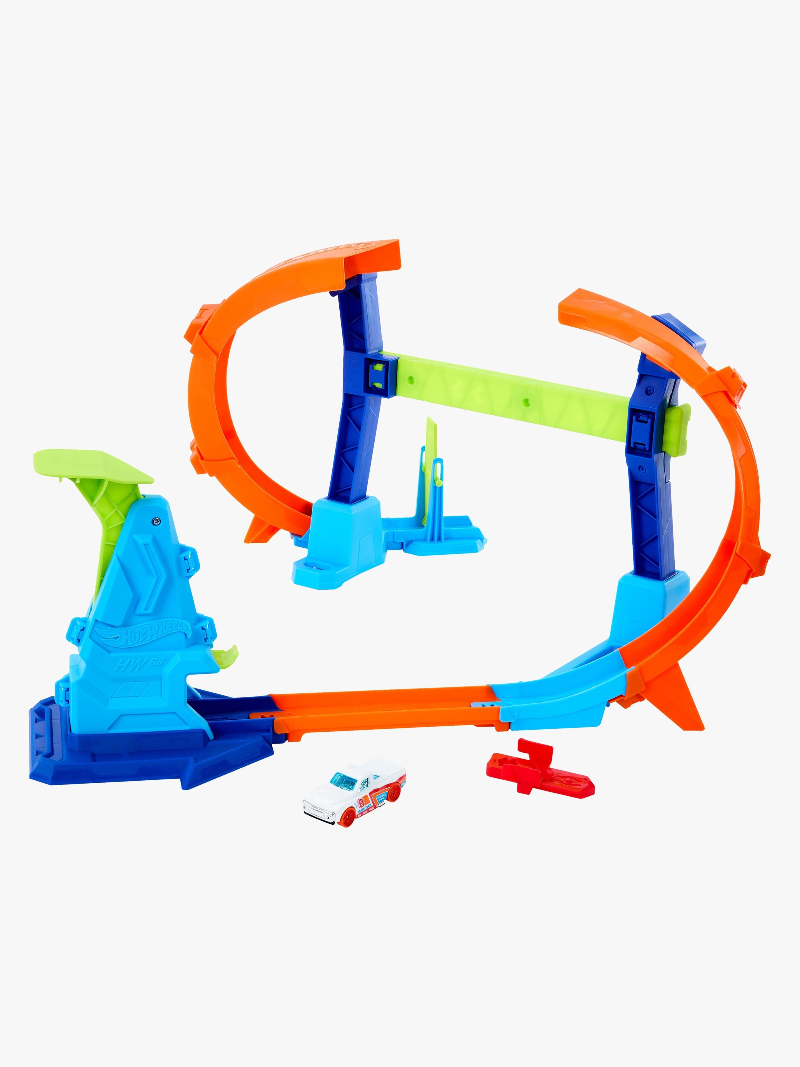 Hot Wheels Stunt Tracks Corkscrew Jump Champion Autorata