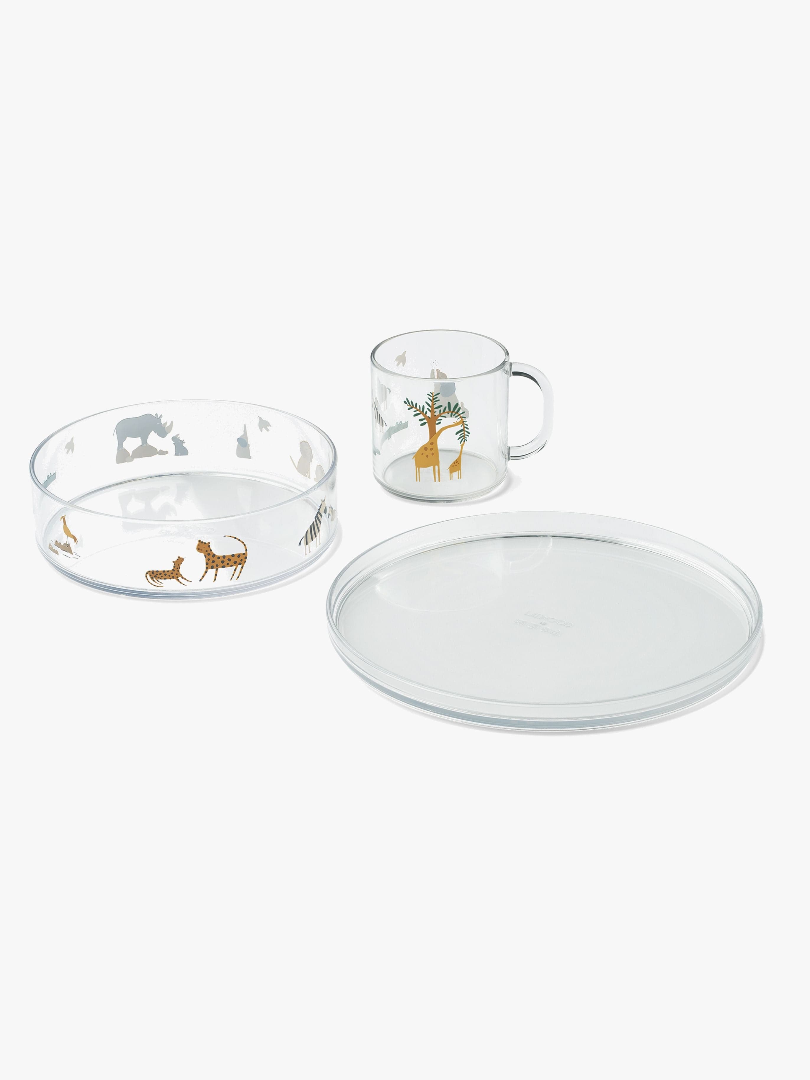 LIEWOOD Siva Tritan Kuvioitu Ruokailusetti, All Together/Sandy