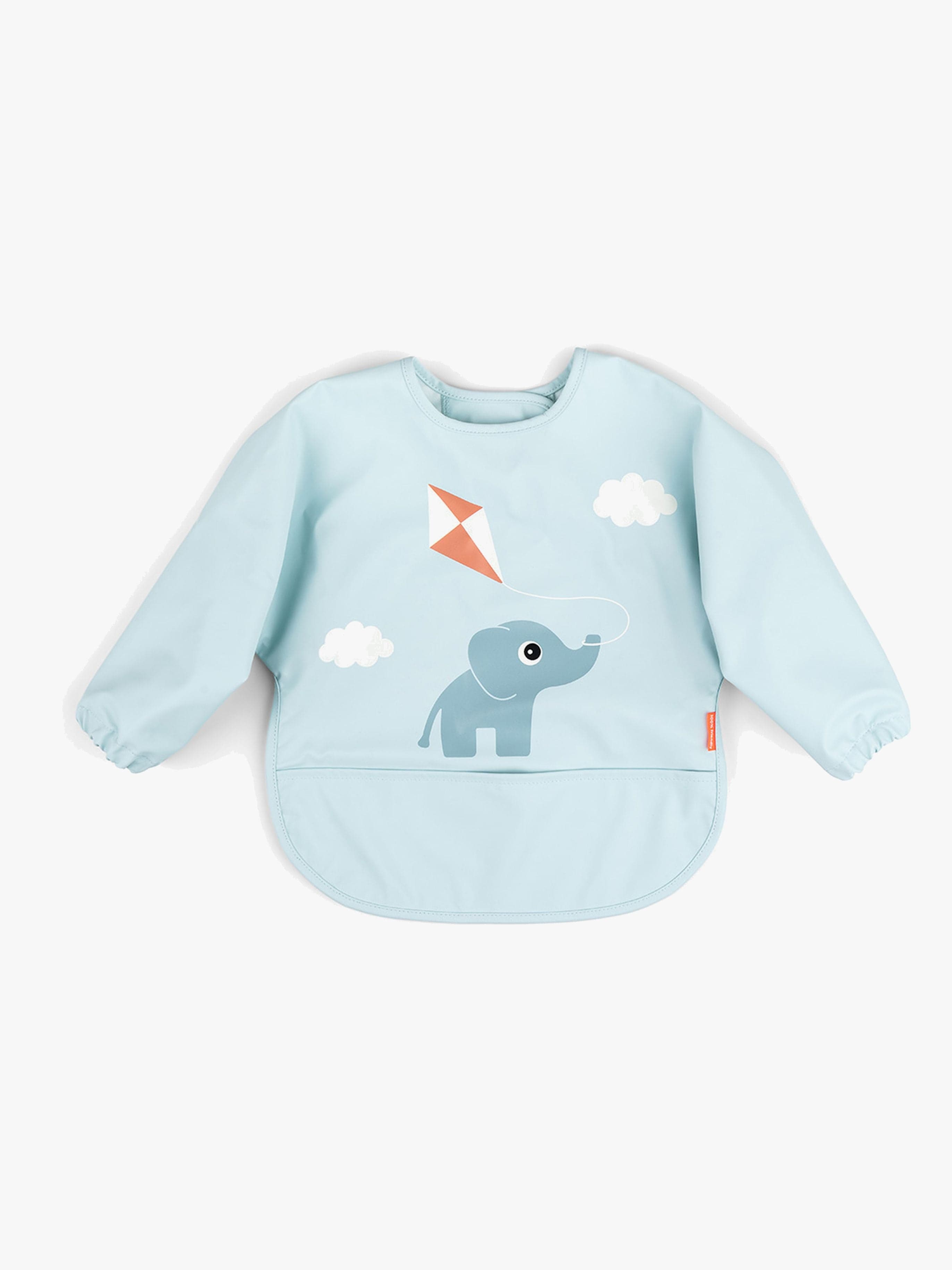 Done By Deer Playground Hihallinen Ruokalappu, Blue