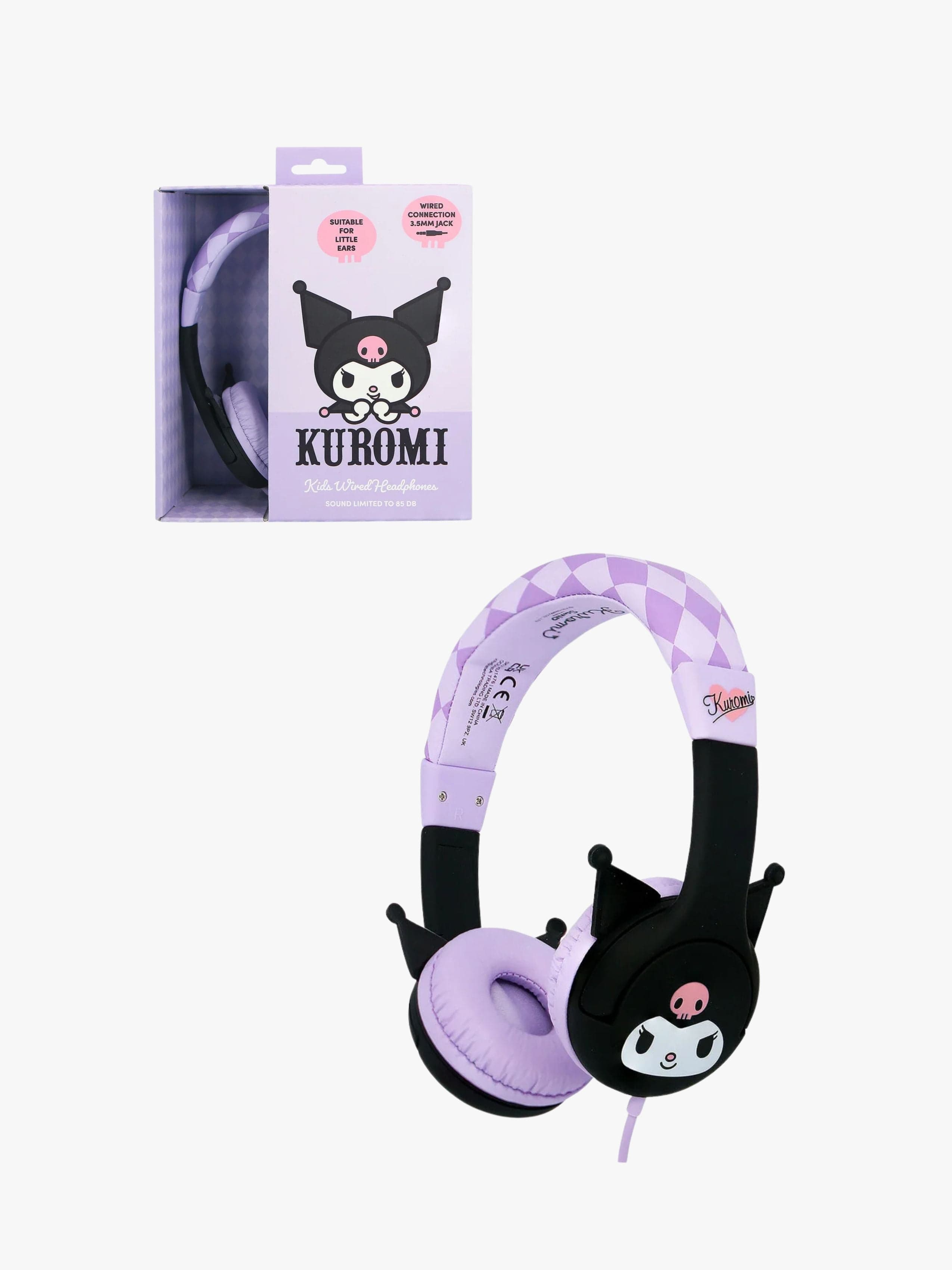 Kuromi Kuulokkeet + Korvat 85dB, Rose