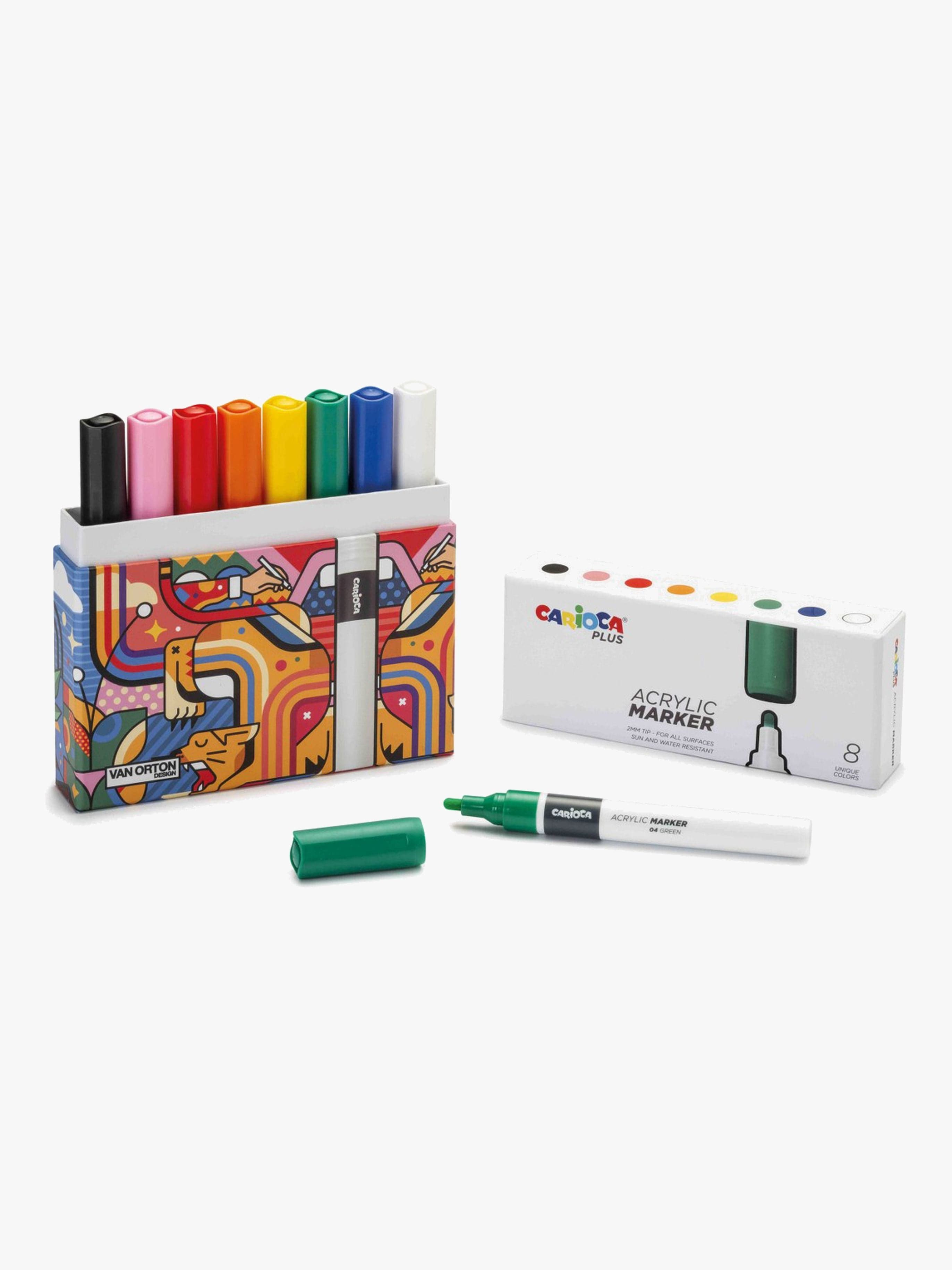 Carioca Plus Akryylikynät 8-pack