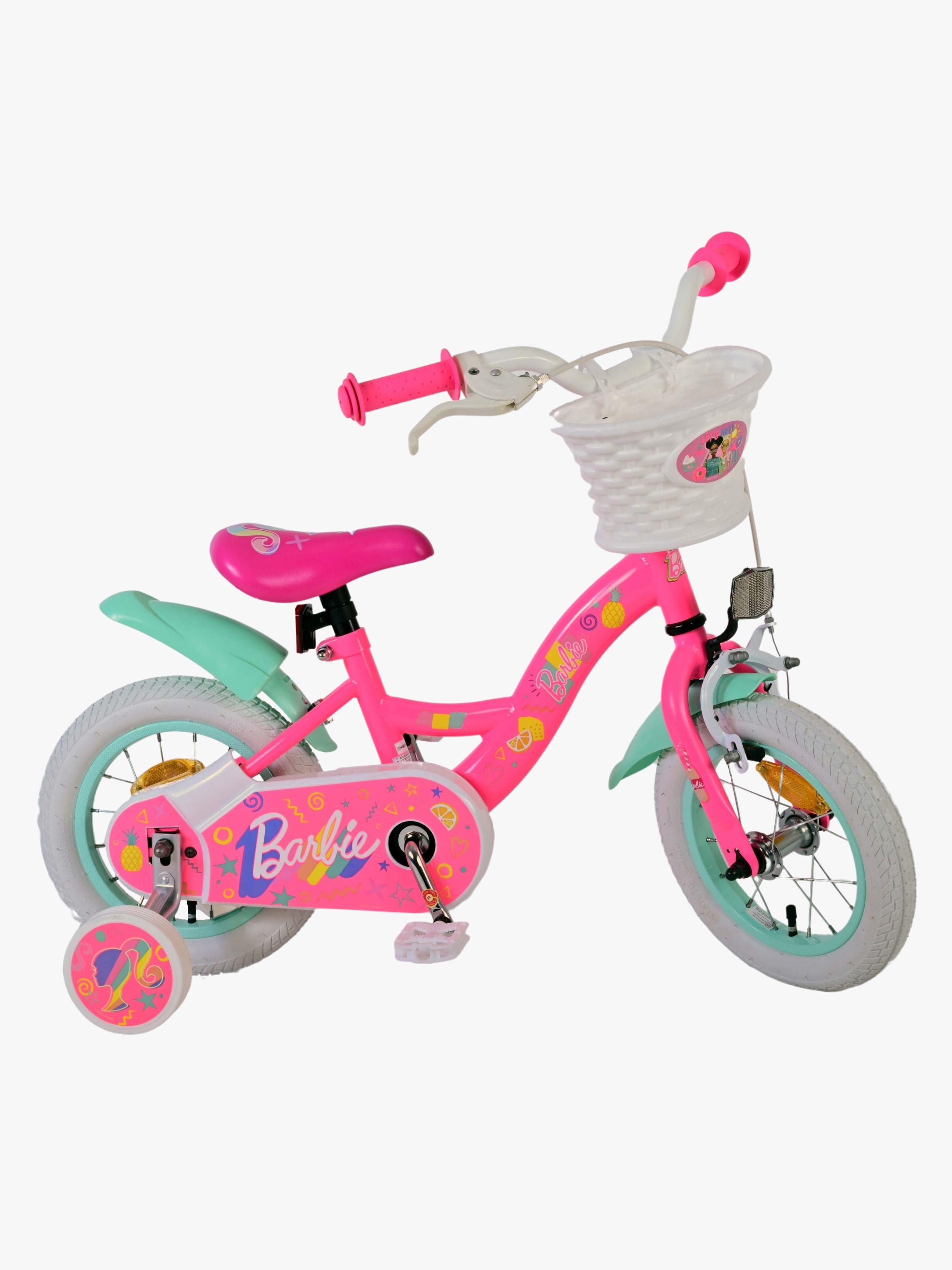 Barbie Polkupyörä 12"'"', Vaaleanpunainen