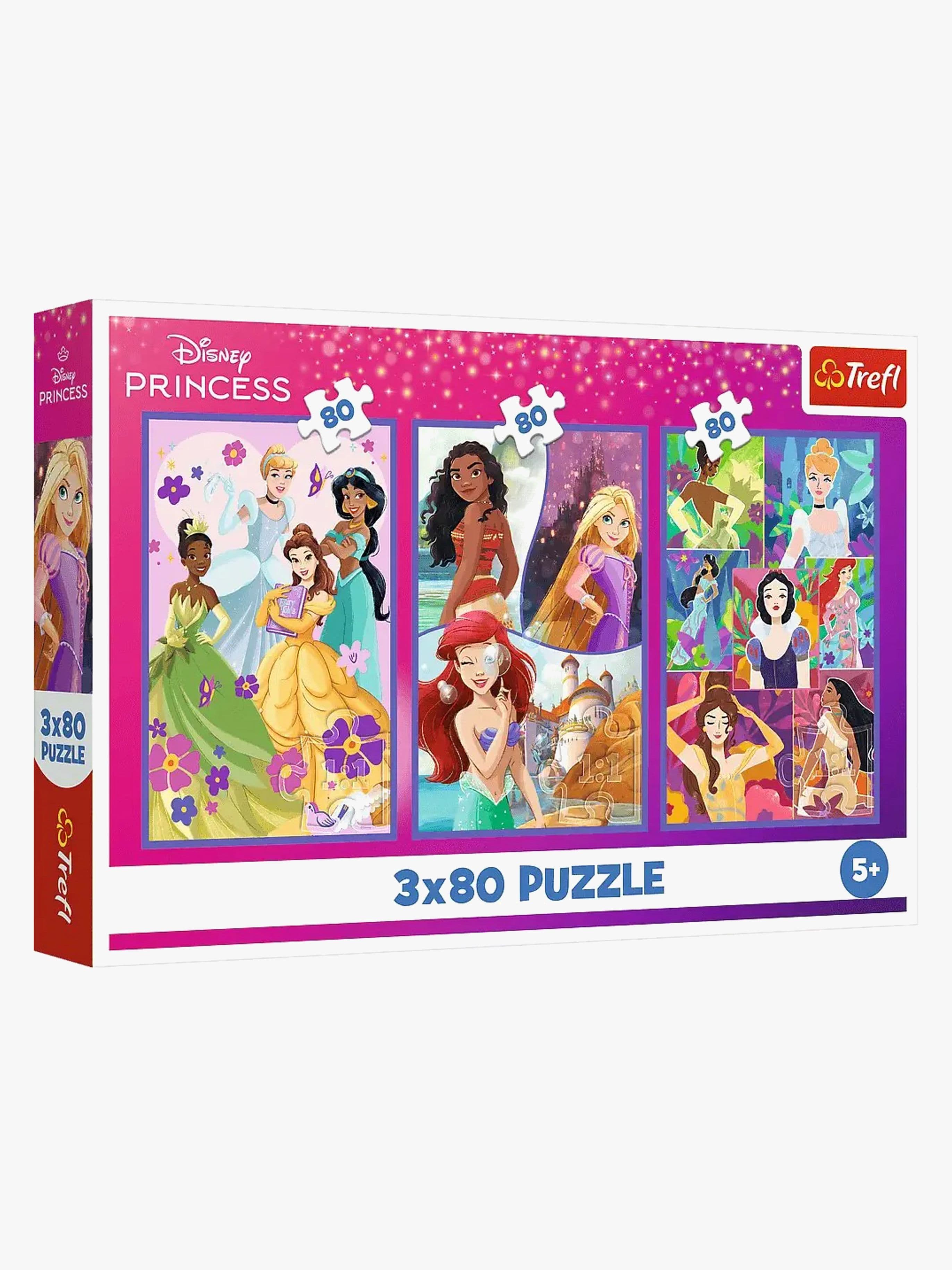 Trefl Disney Princess Palapelit 3x80 Palaa