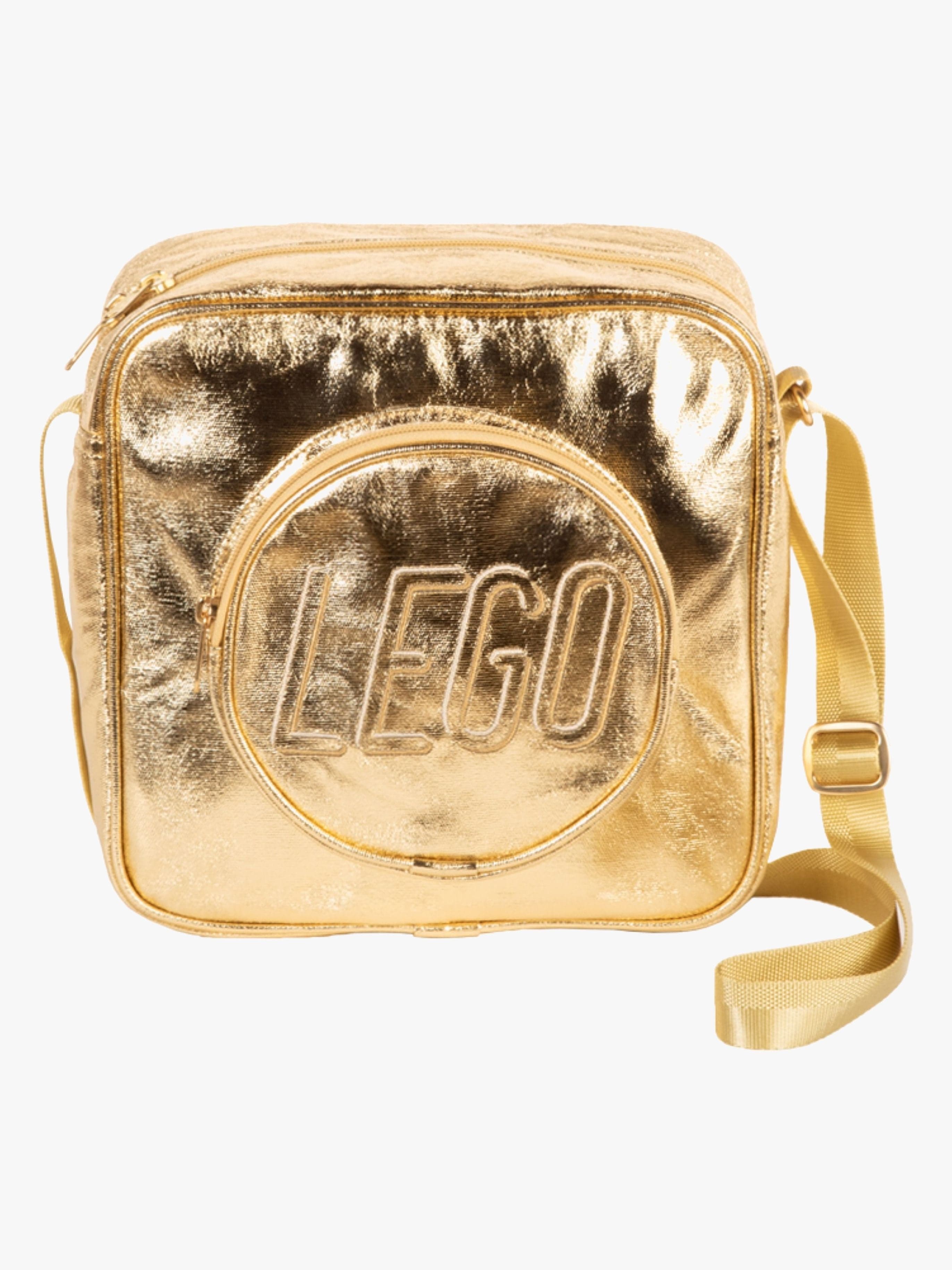 LEGO® Brick Olkalaukku 8,5L, Kullanvärinen