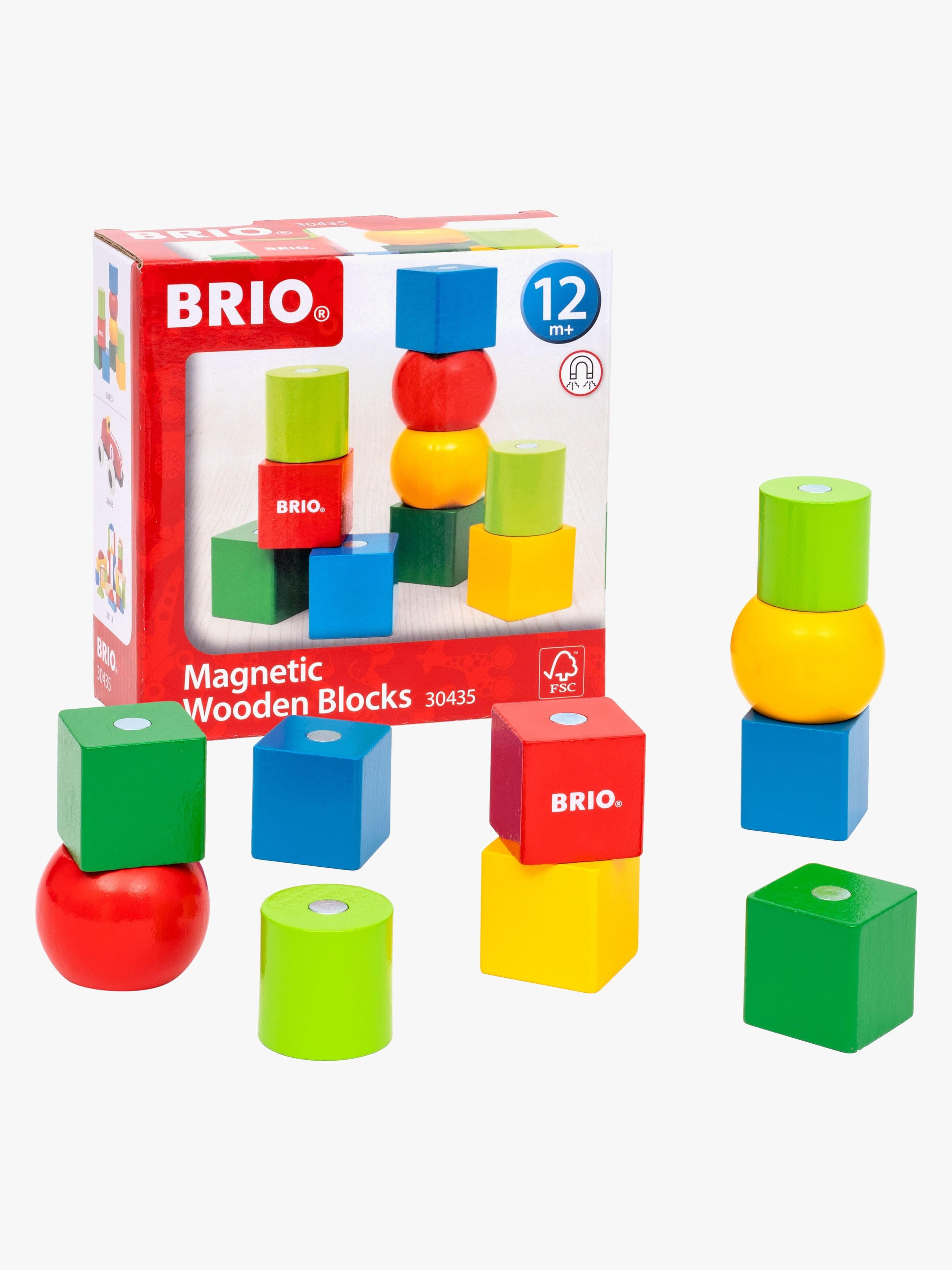 BRIO 30435 Magneettiset Puupalikat
