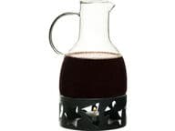 Sagaform glögikannu ja lämmitin, musta