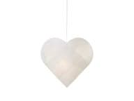 Le Klint Heart Riippuvalaisin, medium valkoinen