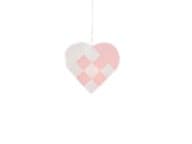 Le Klint Heart micro riippuvalaisin, valko-pinkki