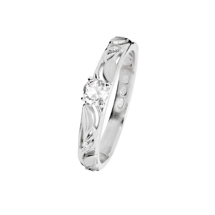 Kohinoor Ofelia timanttisormus topaasilla 033-480VT-02