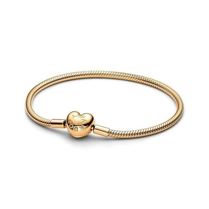 Pandora Moments Heart Clasp Snake Chain rannekoru 20 cm 563050C00