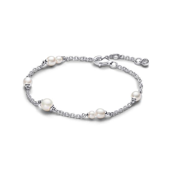 Pandora Treated Freshwater Cultured Pearl Station Chain rannekoru 18 cm 593172C01