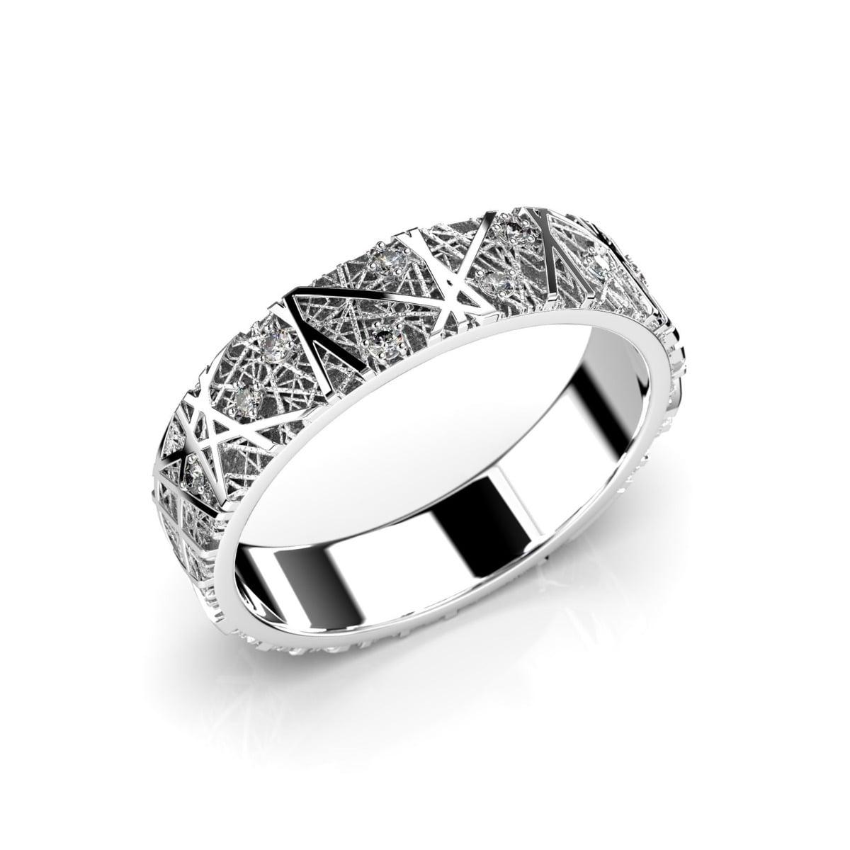 Festive Routa timanttisormus, platina 613-009-PT