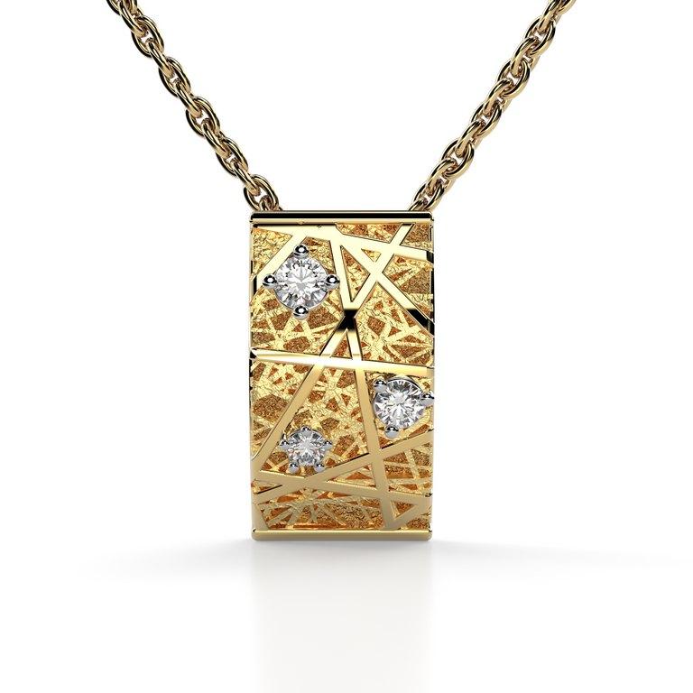 Festive Routa Timanttiriipus 6 mm / 0,05 ct keltakulta 623-005R-KK