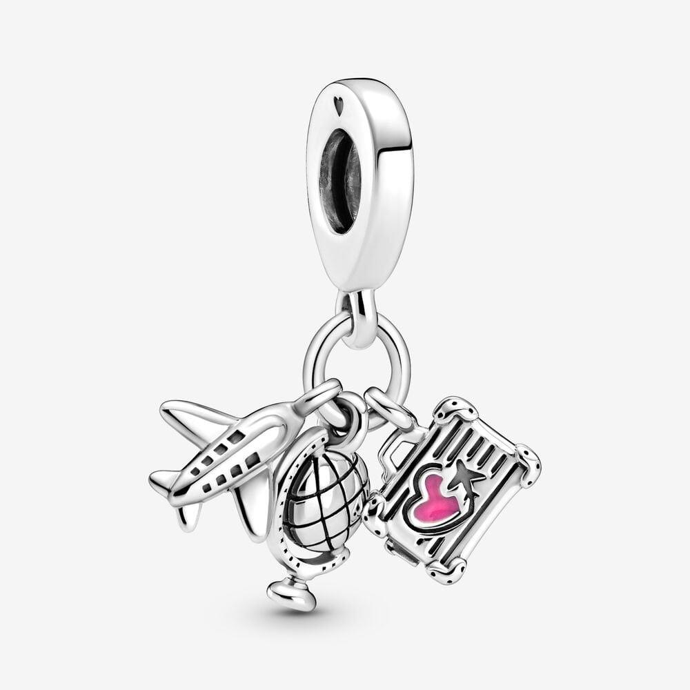 Pandora Airplane Globe & Suitcase hela 799435C01
