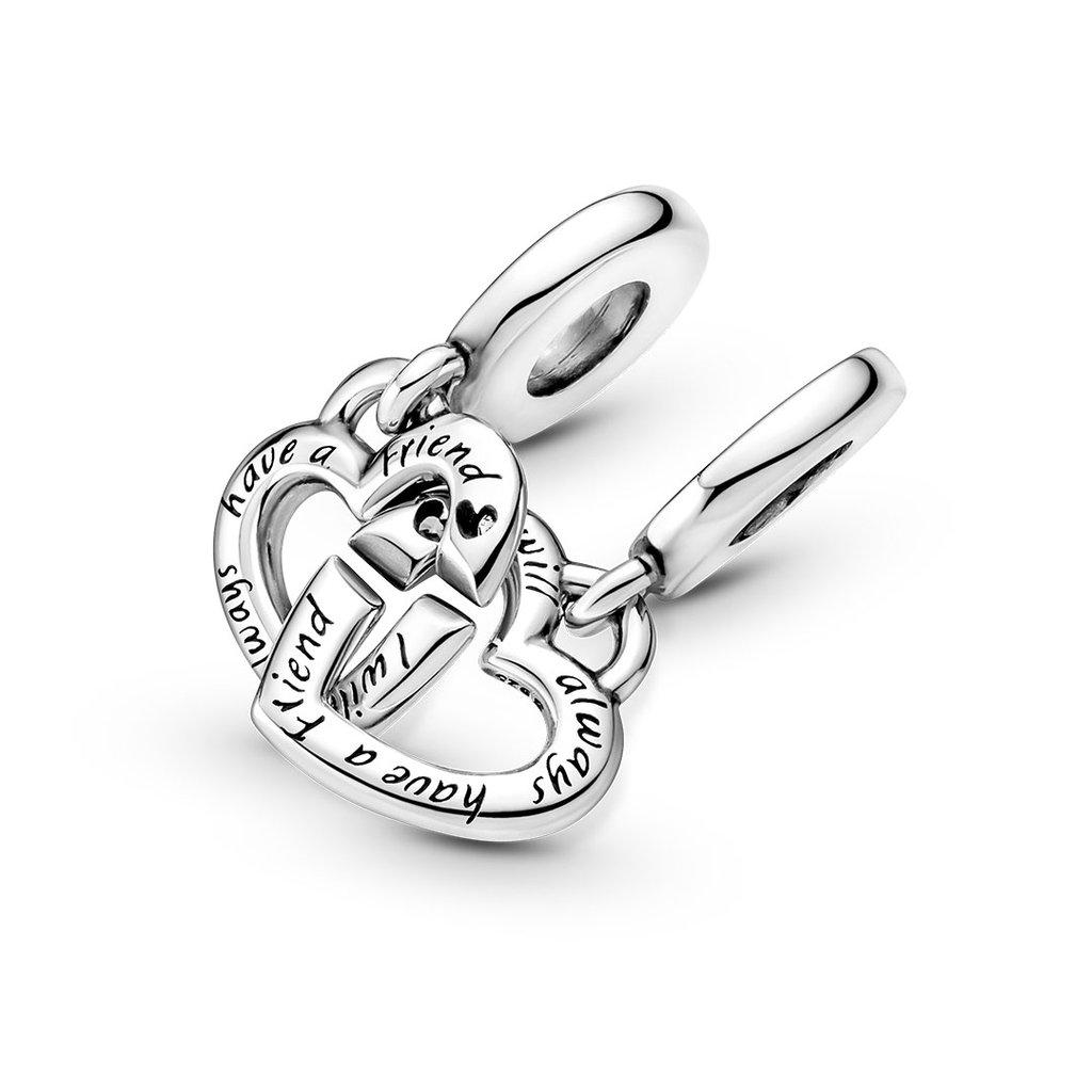 Pandora Linked Sister Hearts Split 799538C01