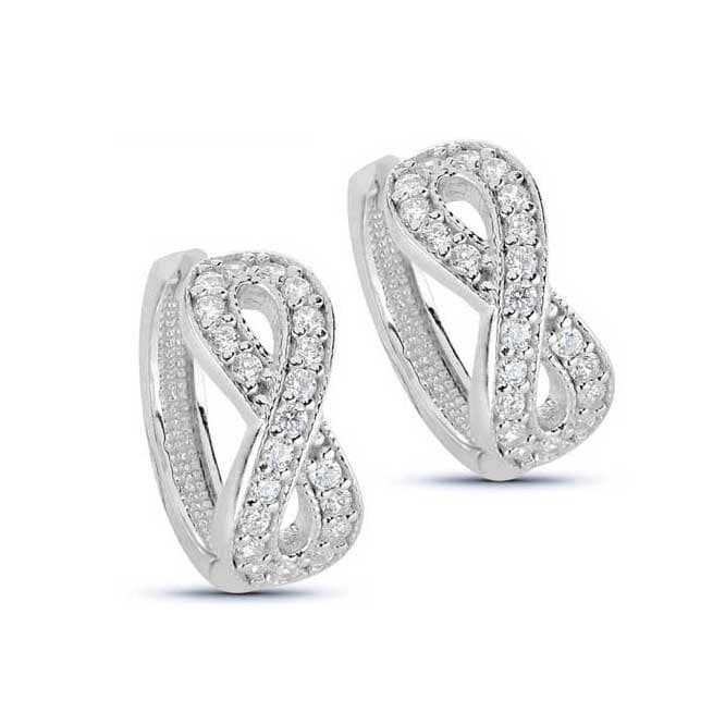 Hopeiset rengaskorvakorut / Infinity BOL-E0394Z