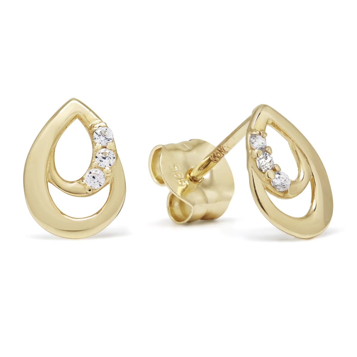 Kultaiset korvakorut K-E93245Z