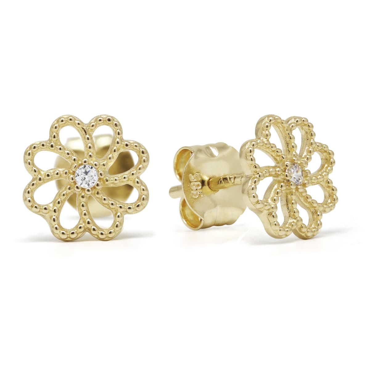 Kultaiset korvakorut, kukka K-E95208Z