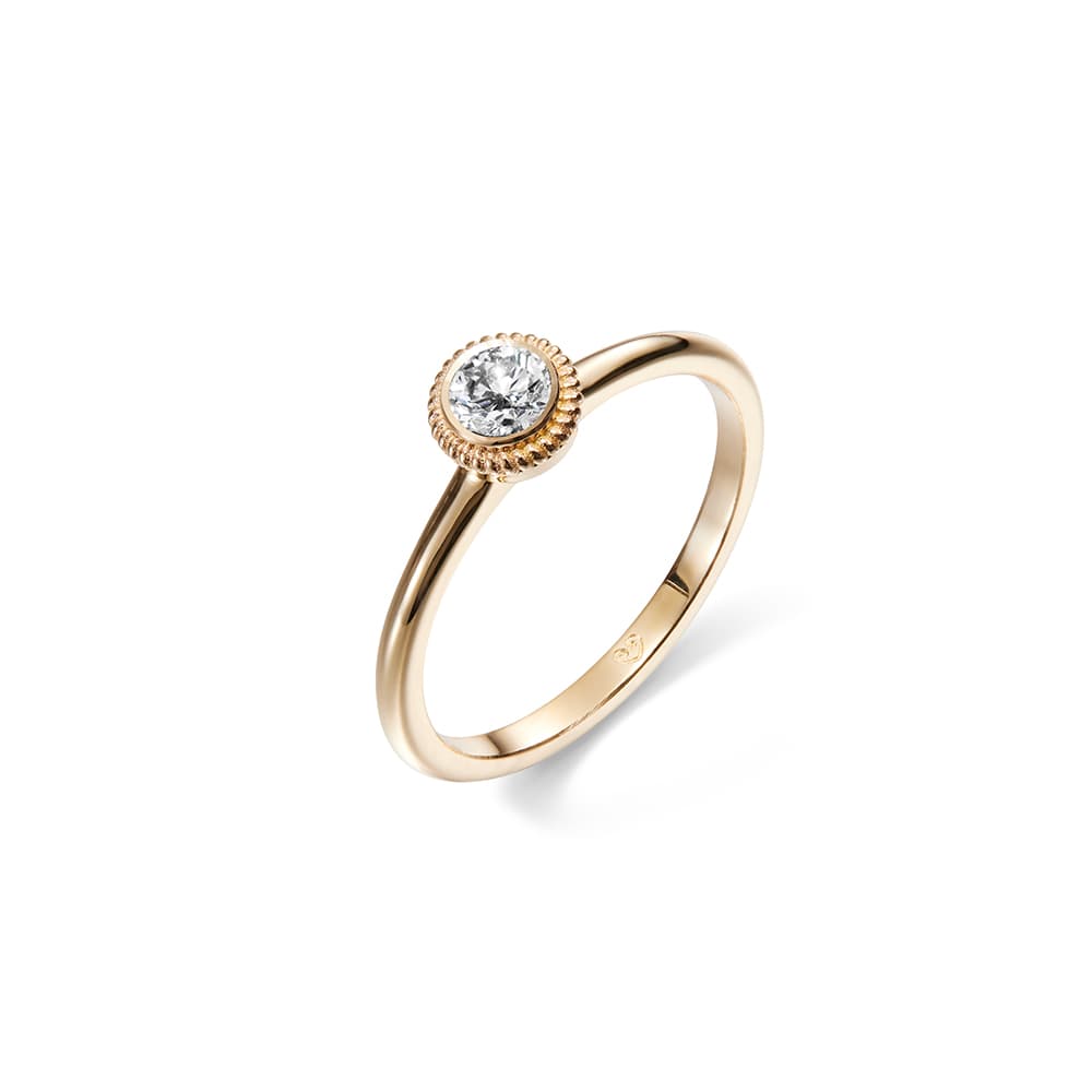 Kalevala Valittu timanttisormus, keltakulta 0.25 ct 141000002D