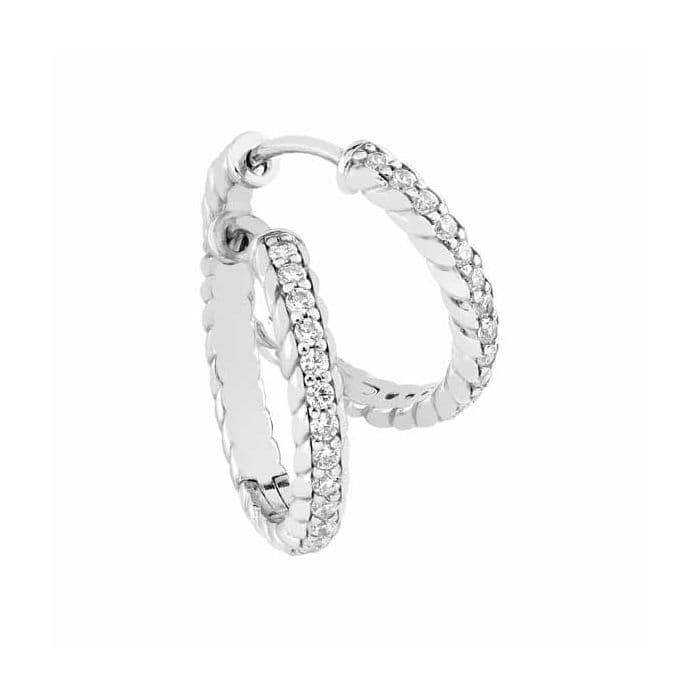 Hopeiset rengaskorvakorut 19 x 3 mm M045027-0002