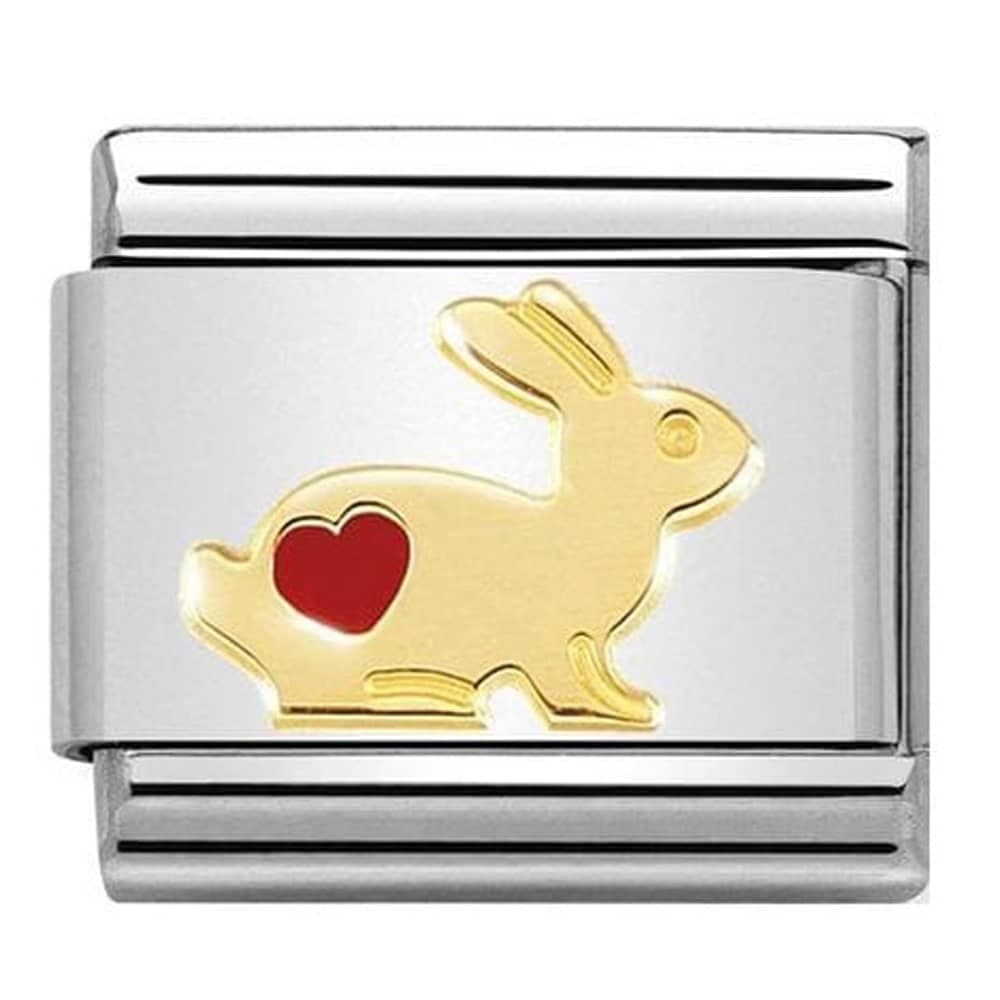 Nomination Classic 18K Rabbit With Heart 030272/46