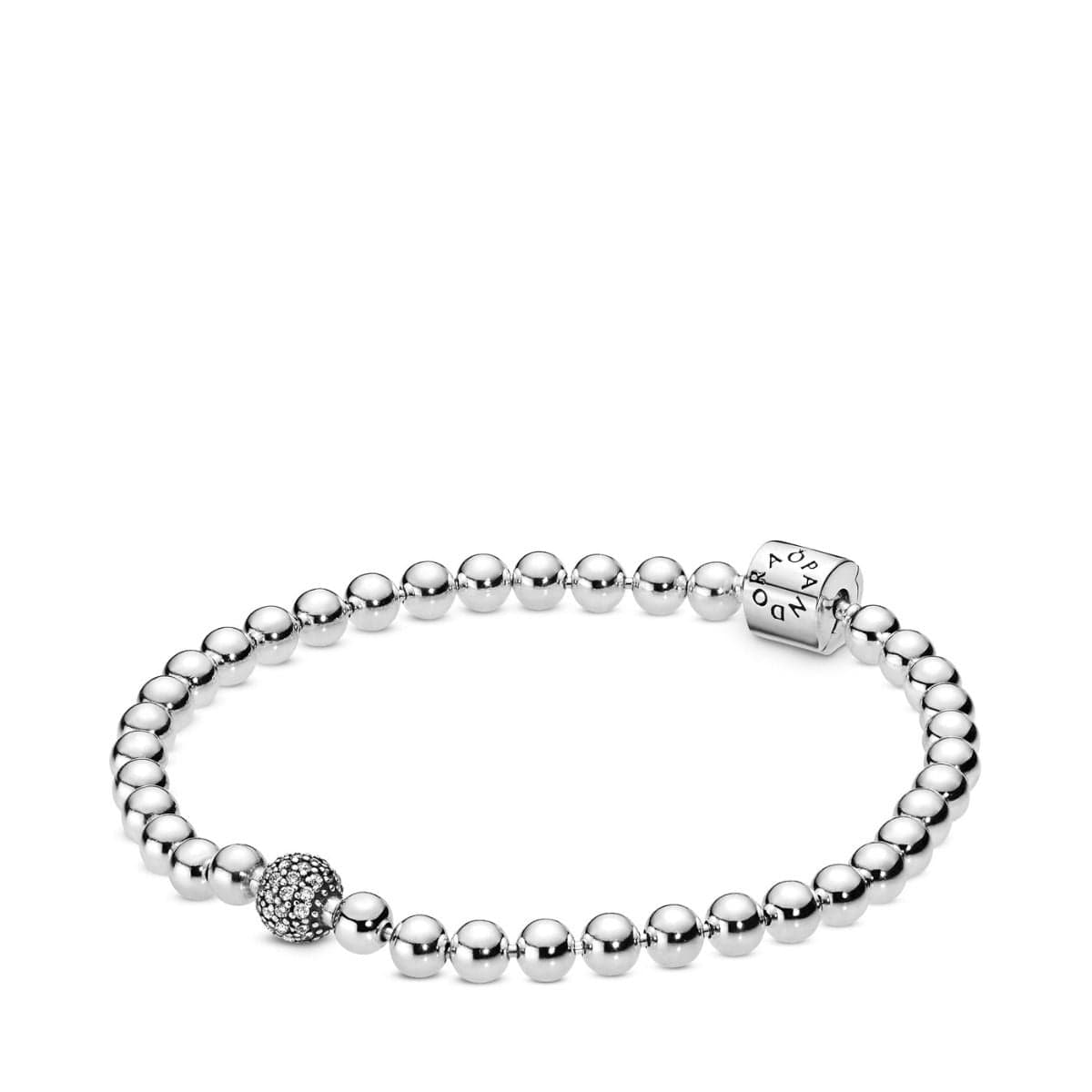 Pandora Beads And Pave -rannekoru (21cm) 598342CZ