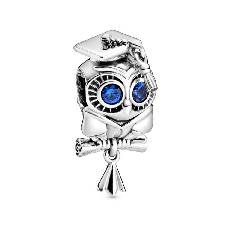Pandora Moments Graduation Owl -hela 798907C01