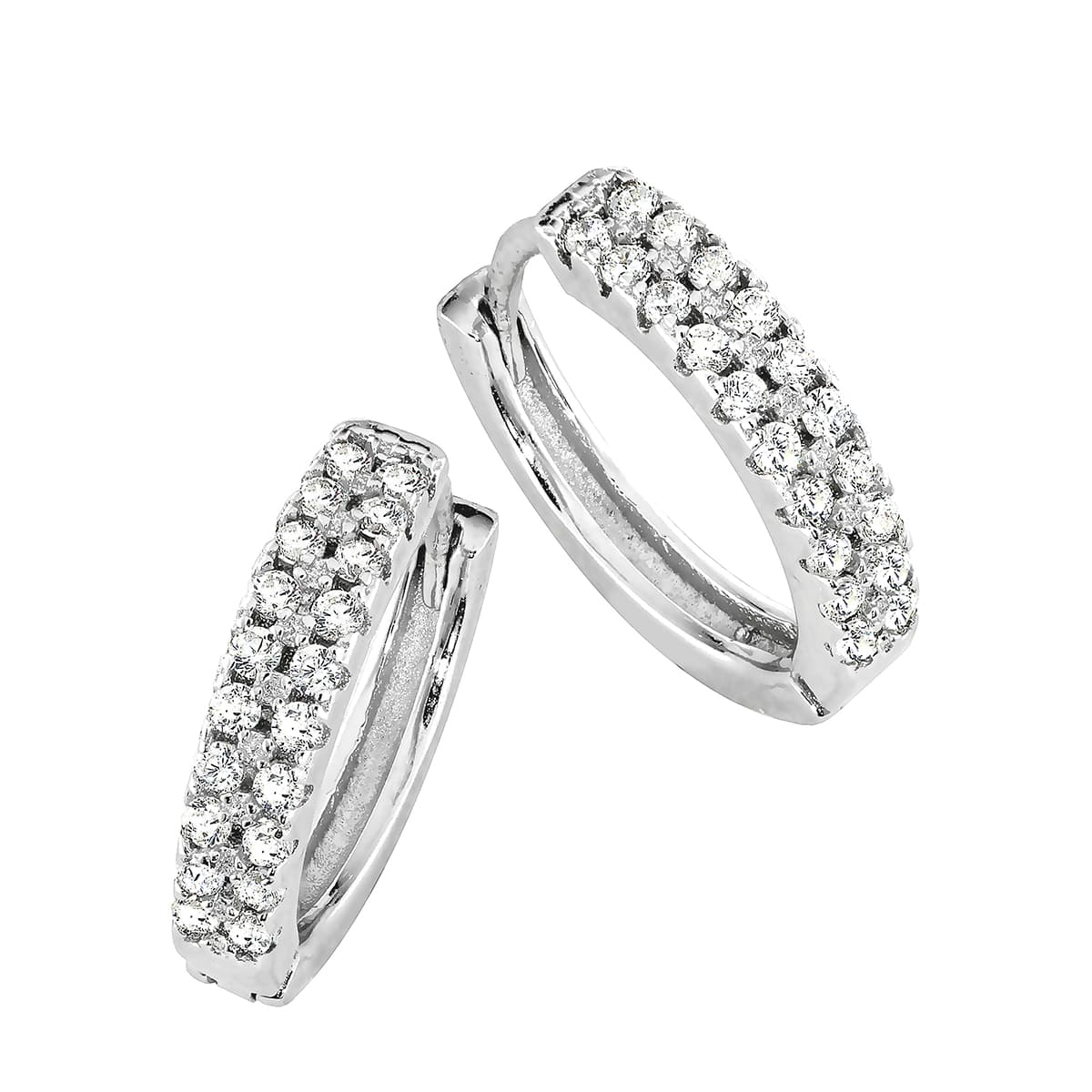 Hopeiset rengaskorvakorut PERS0281-3MM