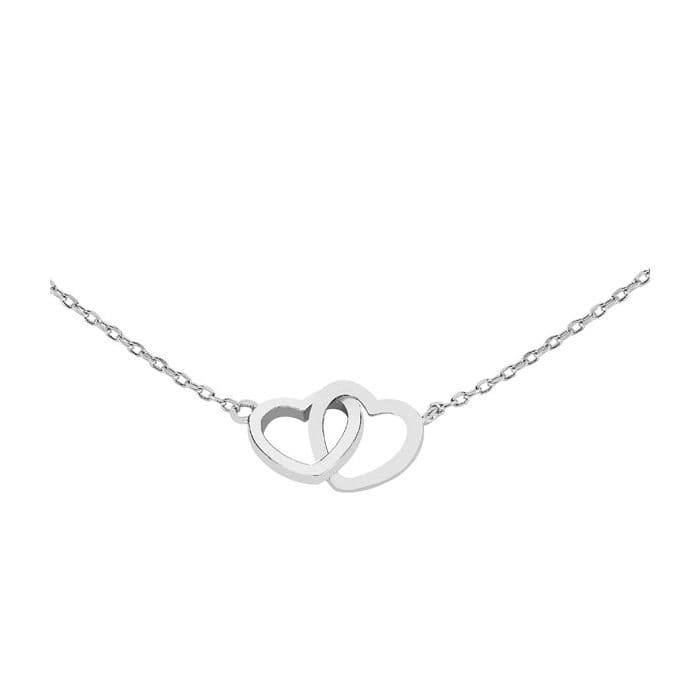 Hopeinen kaulakoru, sydän PNS0581