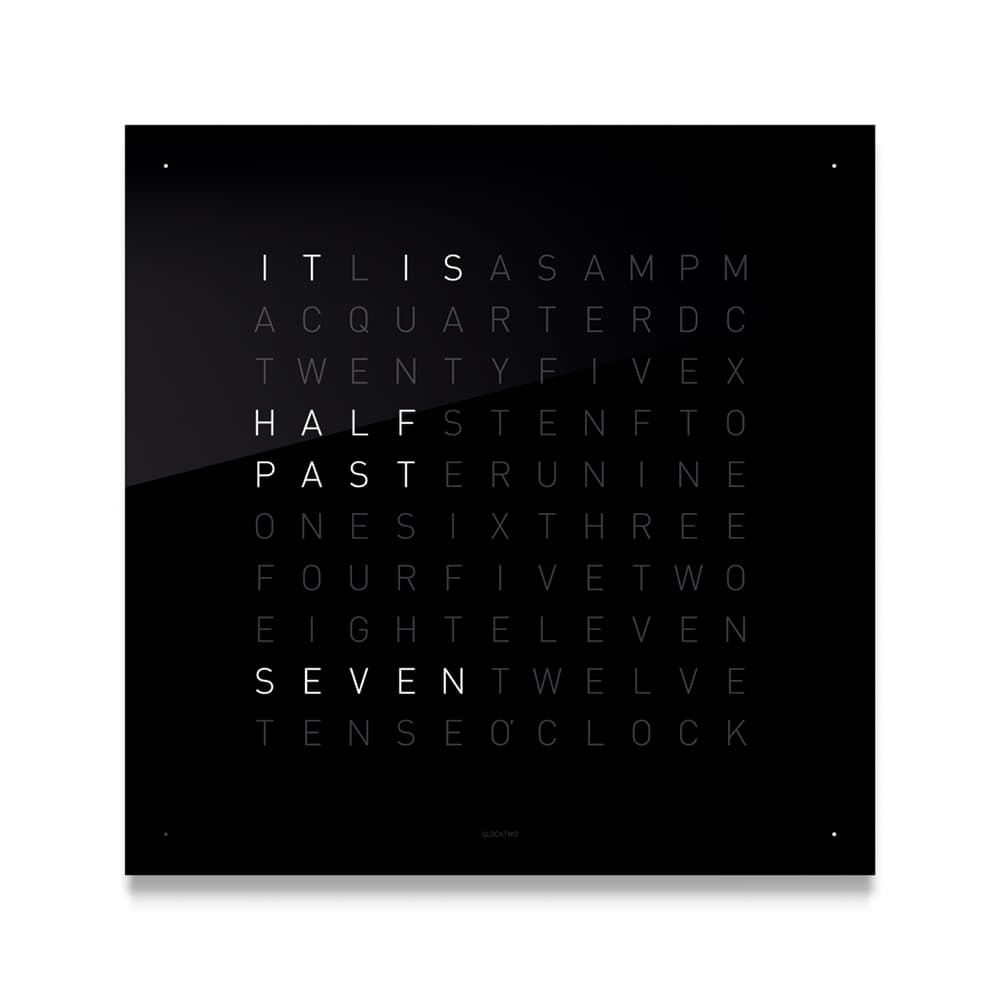 QLOCKTWO Classic Black Pepper QT4ENBLPC